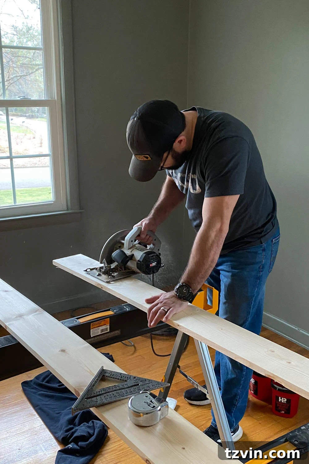 cutting boards to use as spacers