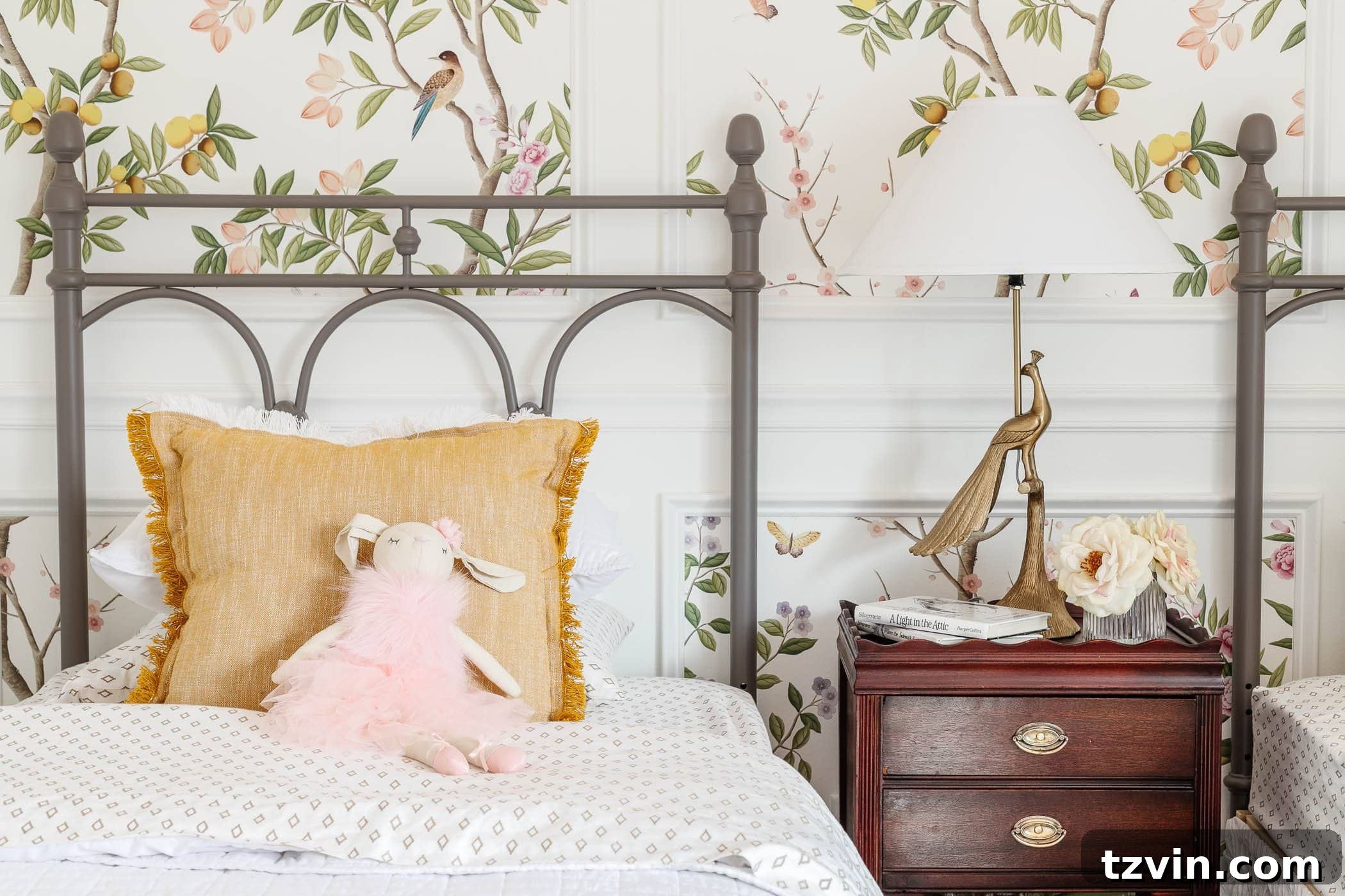 how to clean wood furniture like this nightstand