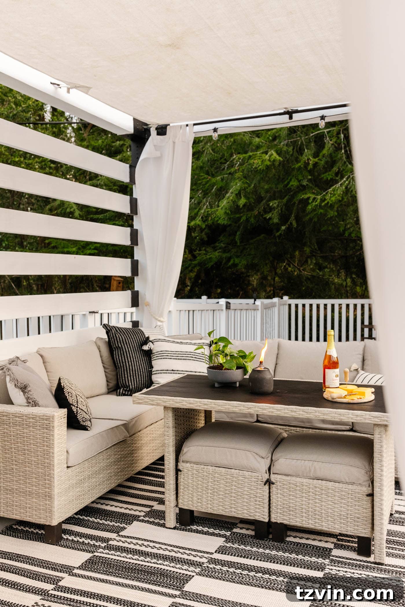 Versatile Better Homes and Gardens patio furniture sectional dining set, perfect for outdoor entertaining and family gatherings