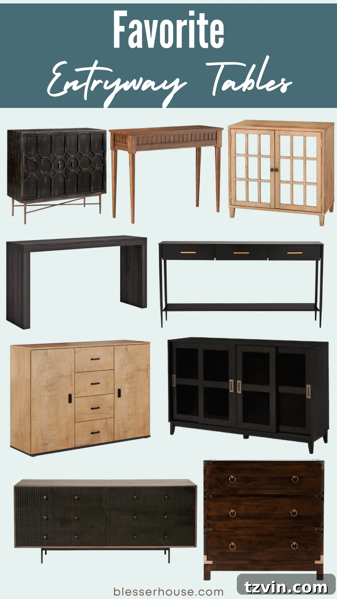 Mastering Your Entry Table Decor A Pros Step-by-Step Guide 4 favorite entryway tables