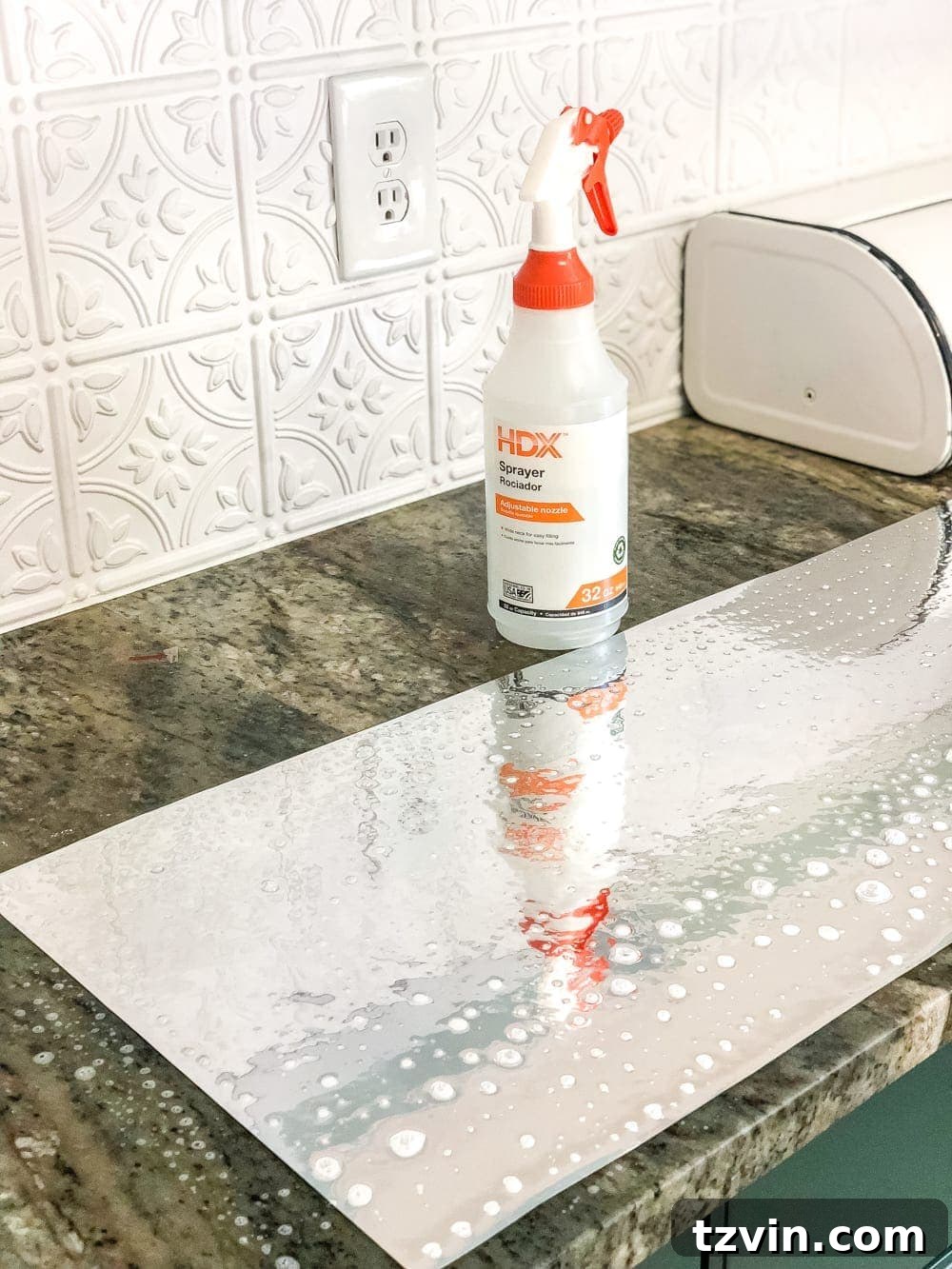 Elevate Your Home Decor with Affordable Window Film 6 roll of decorative window film sprayed with water