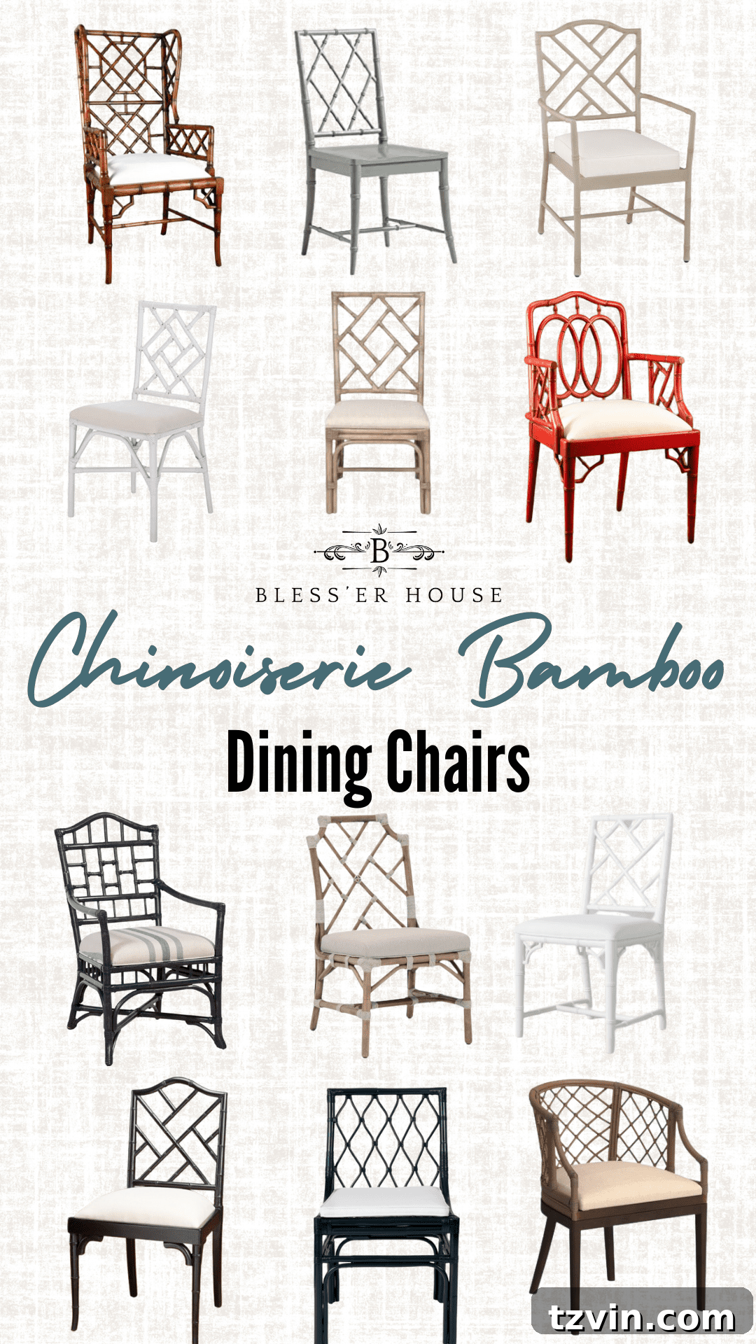 Revitalize Your Dining Chairs Seat Reupholstery and Faux Bamboo Transformation 12 chinoiserie Chippendale style bamboo chairs