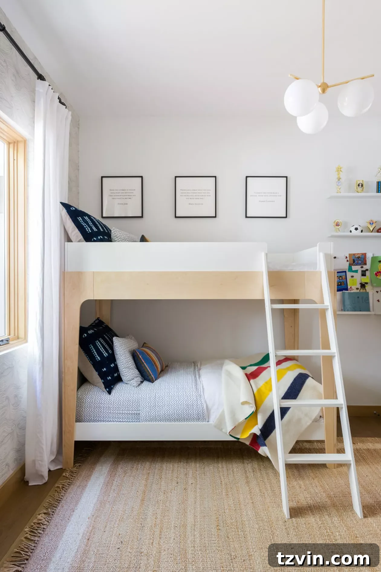 Ingenious Bunk Bed Designs for Compact Living 19 modern bunk beds with clean and simple decor and modern light fixture