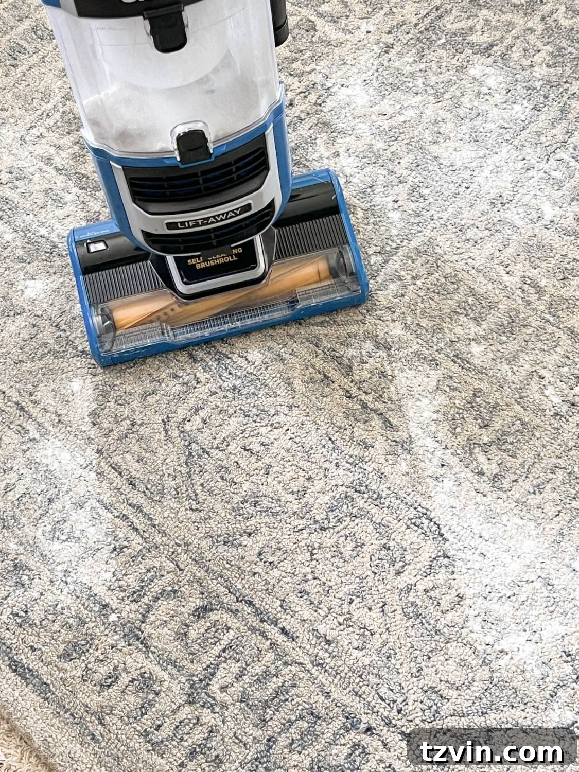 vacuum cleaner on carpet deodorizer