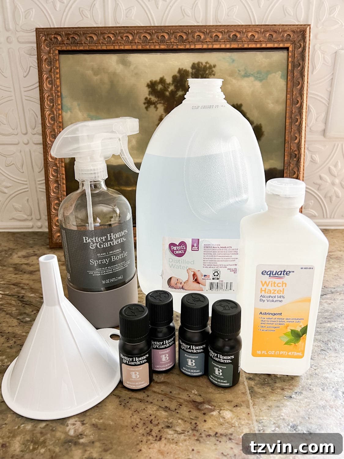 natural ingredients to make DIY room spray