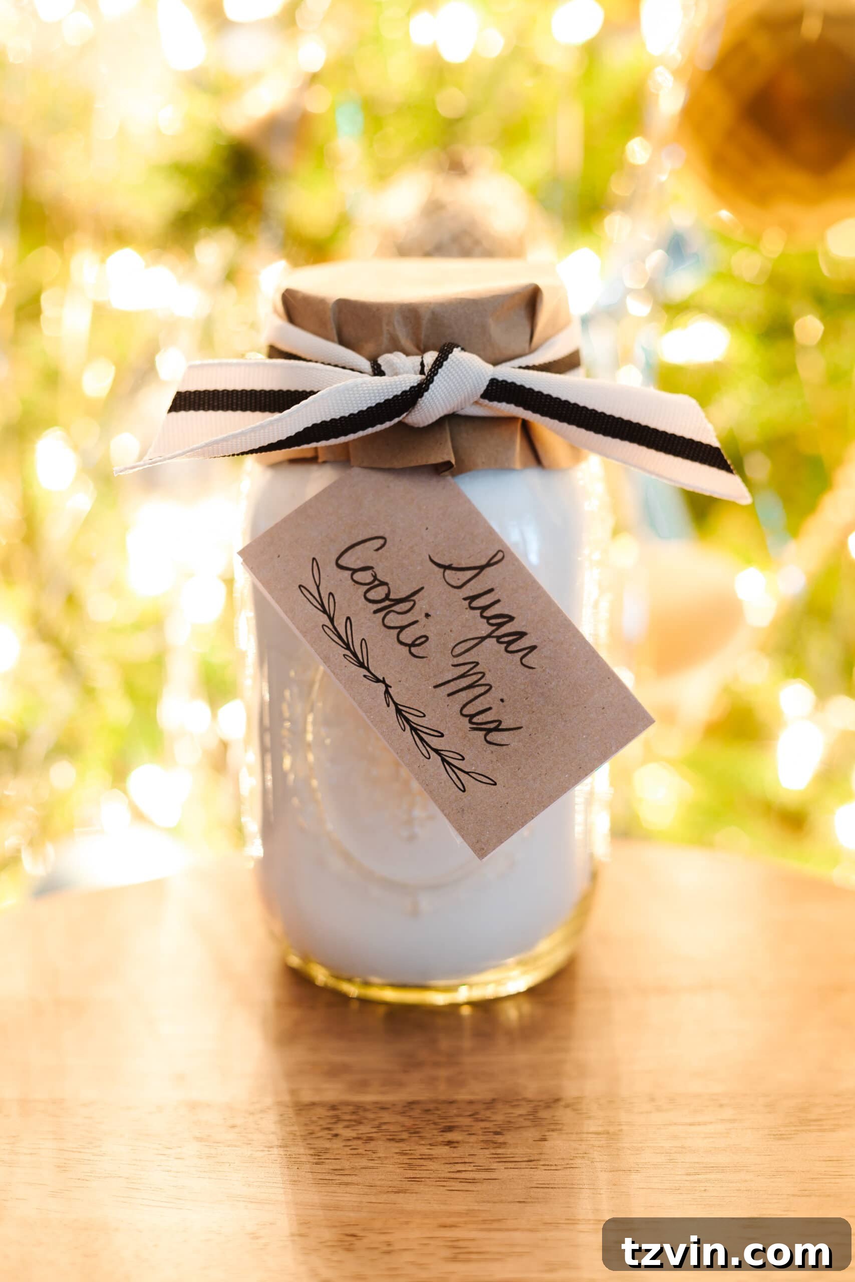 sugar cookie mix in a jar