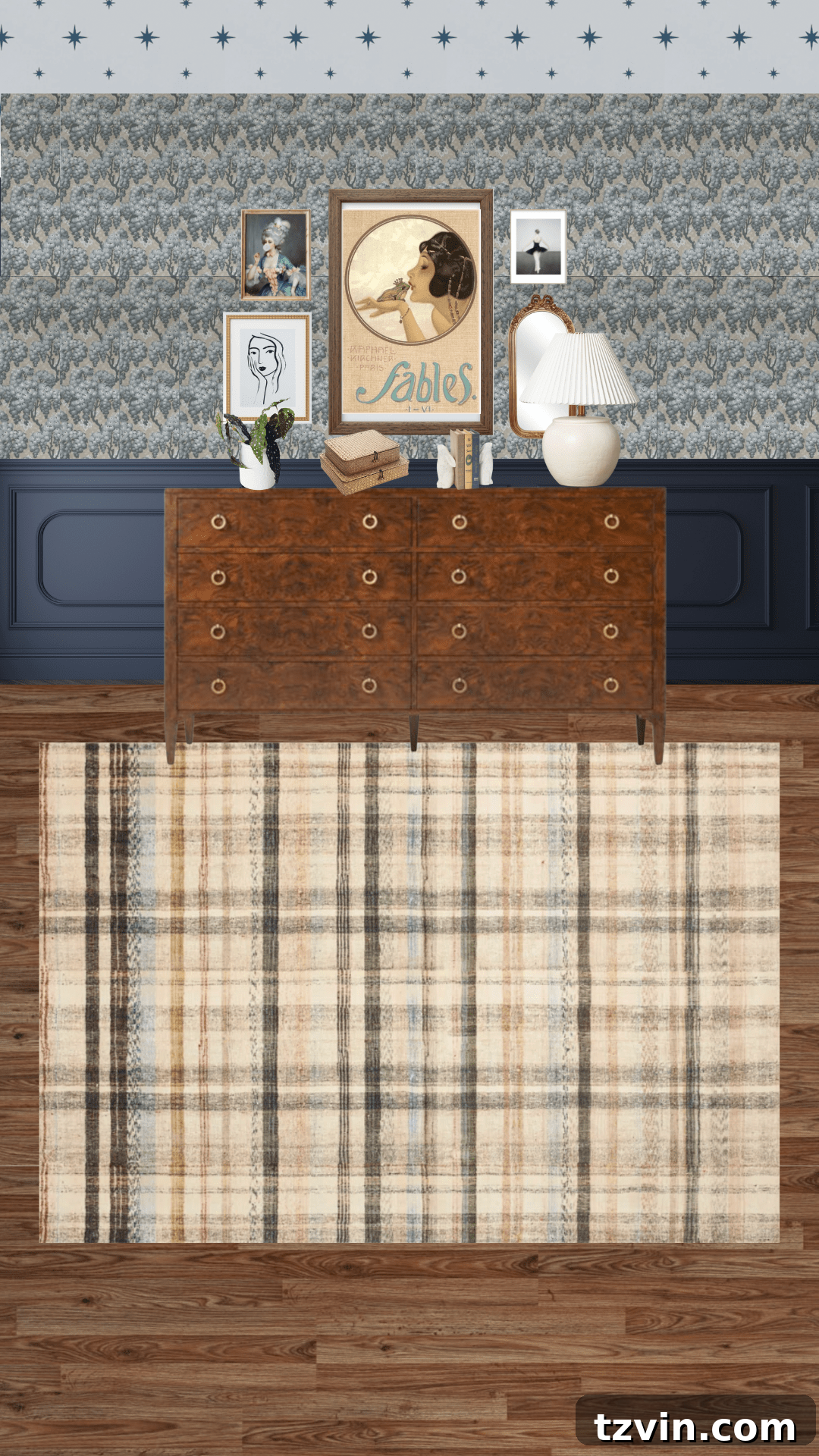 Our Cottage "Teen" Bedroom: Plans & Curtain Color Combinations 5 Preteen girl bedroom gallery wall ideas