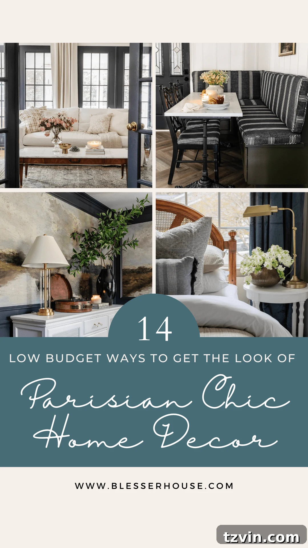 parisian chic home decor