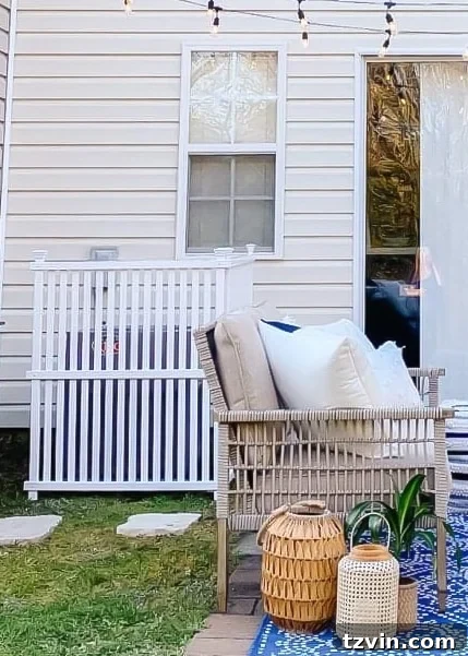 hiding HVAC unit with privacy fence panels