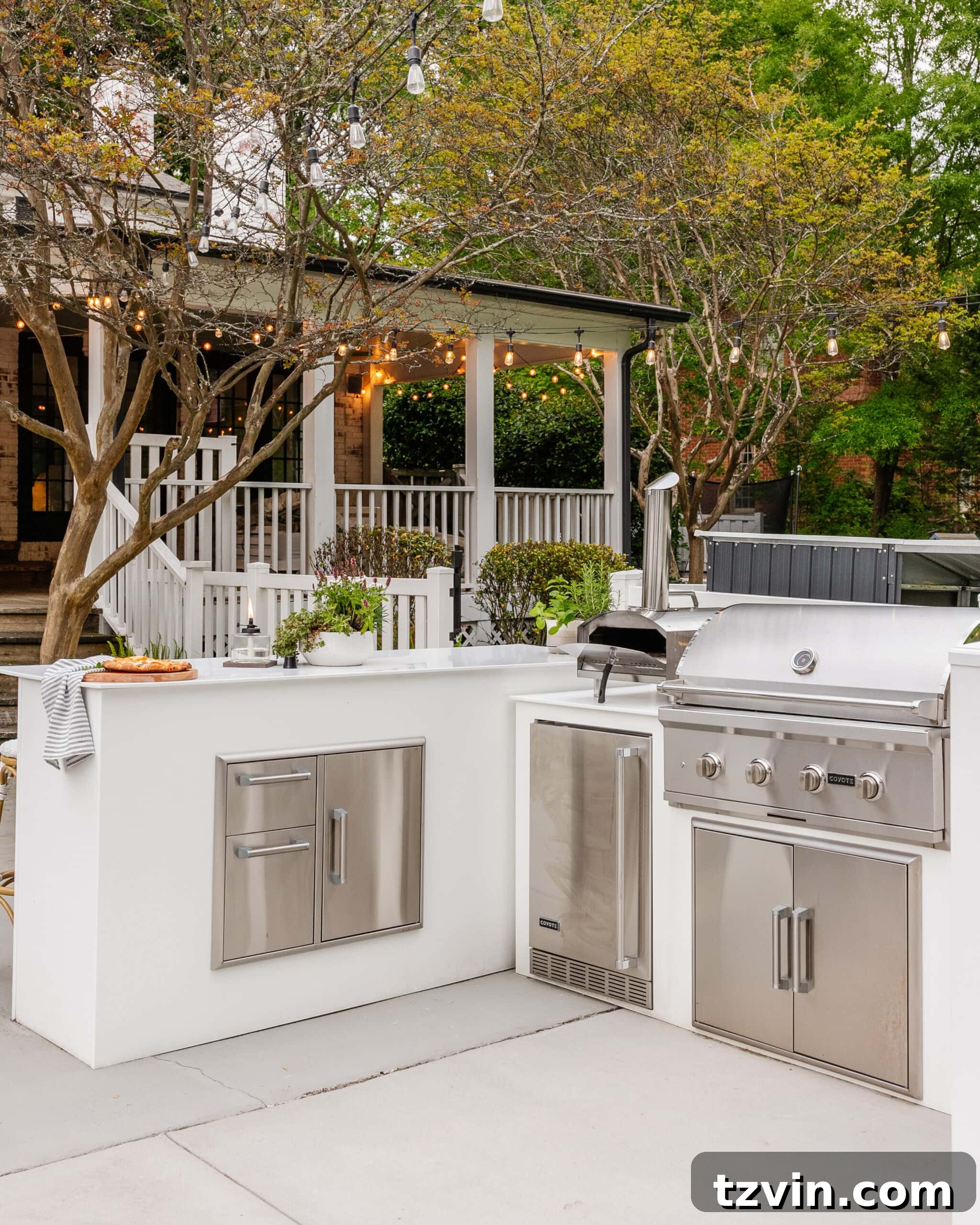 Spring Patio Refresh 12 cleaned backyard kitchen with grill