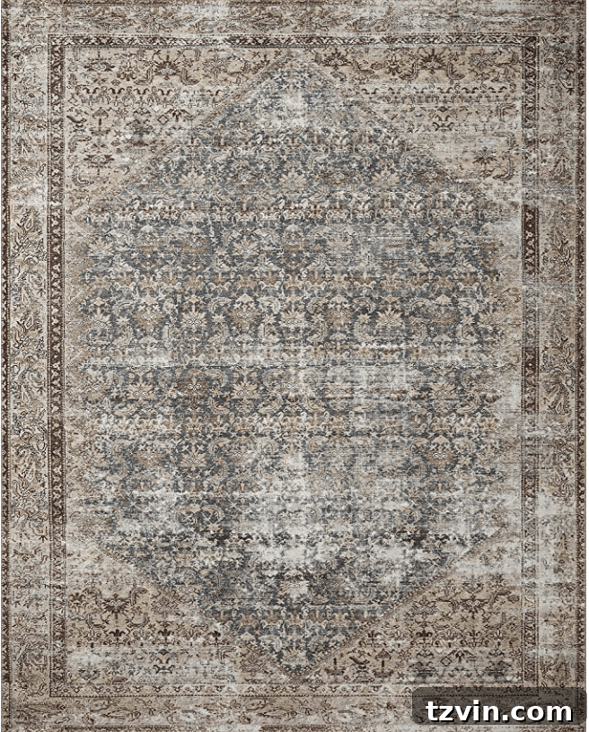 Amber Lewis x Loloi Georgie Teal/Antique Rug