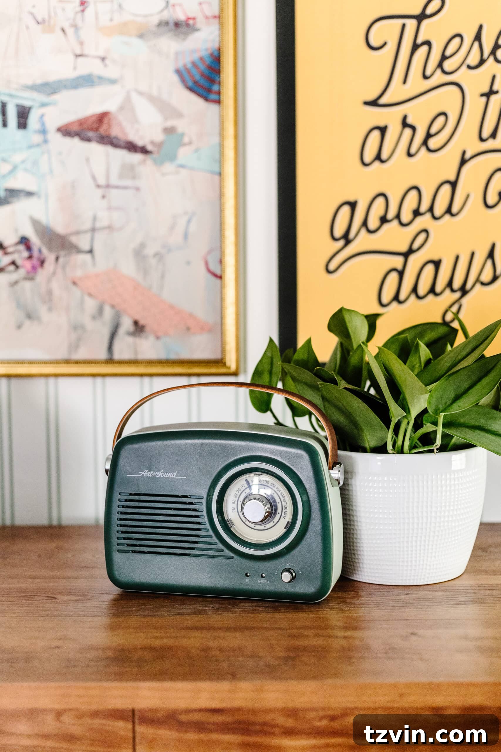 Transforming Kids' Spaces: 24 Brilliant Storage & Decor Solutions 15 vintage bluetooth speaker radio in a girls room