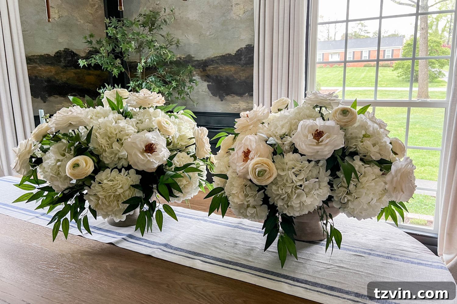 artificial floral DIY altar flower arrangements and centerpieces
