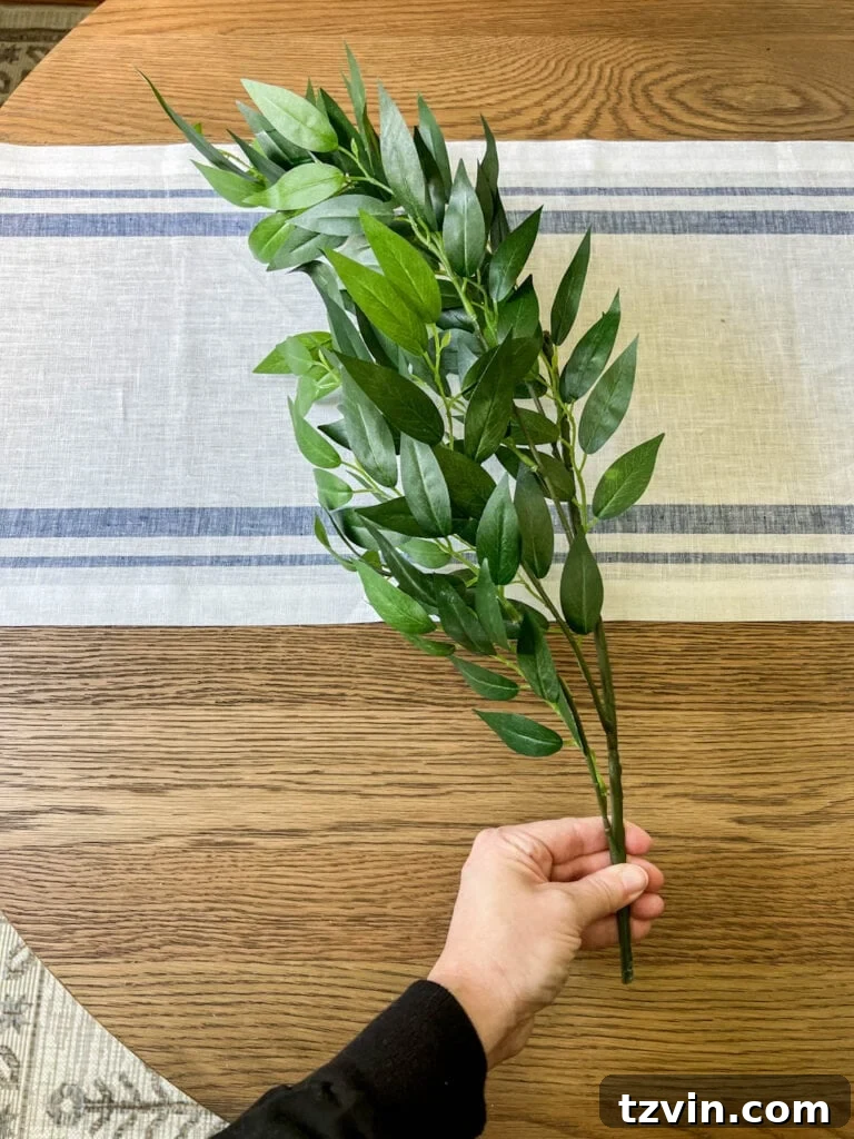 artificial ruscus stem from amazon