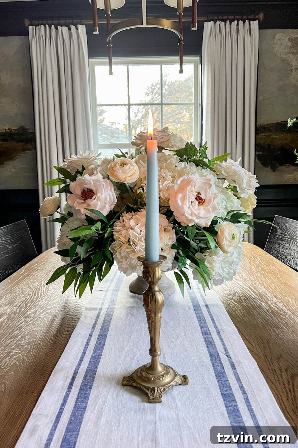 diy altar flower arrangement and centerpiece using artificial florals