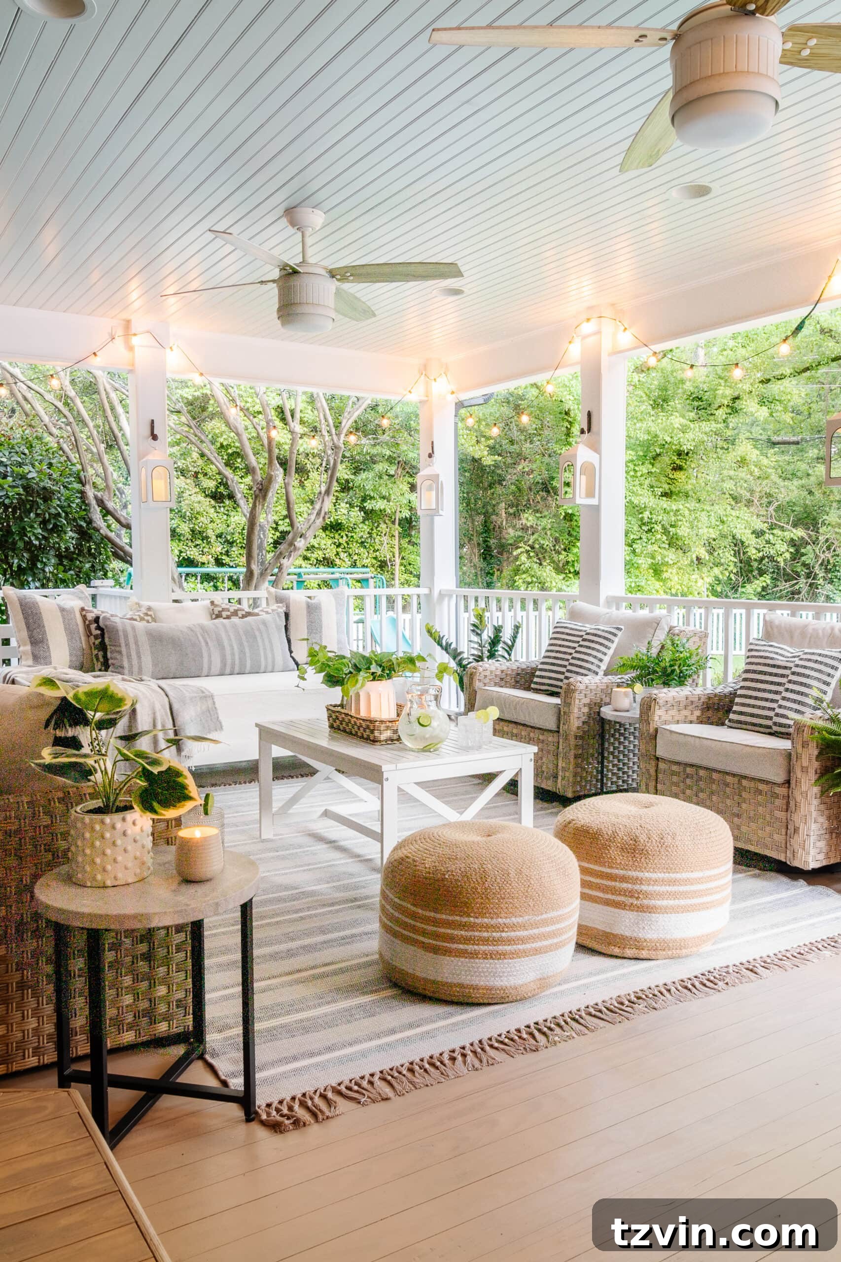 Finding Your Perfect Neutral Driftwood Deck Stain 14 back porch decor with haint blue ceiling and new driftwood deck stain