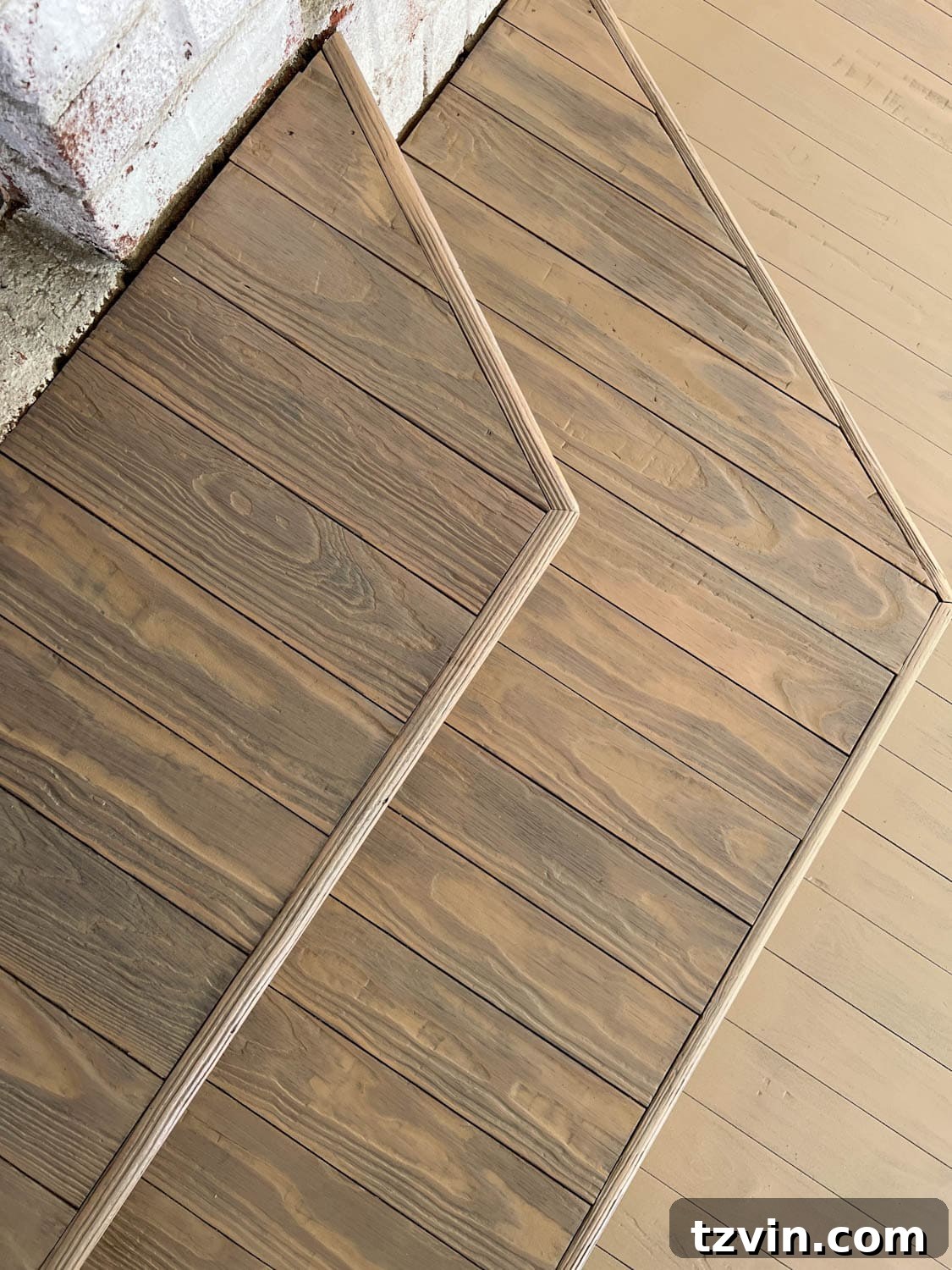 Finding Your Perfect Neutral Driftwood Deck Stain 10 driftwood deck stain color in Behr Semi-Transparent Taupe Stain and Sealer with visible wood grain