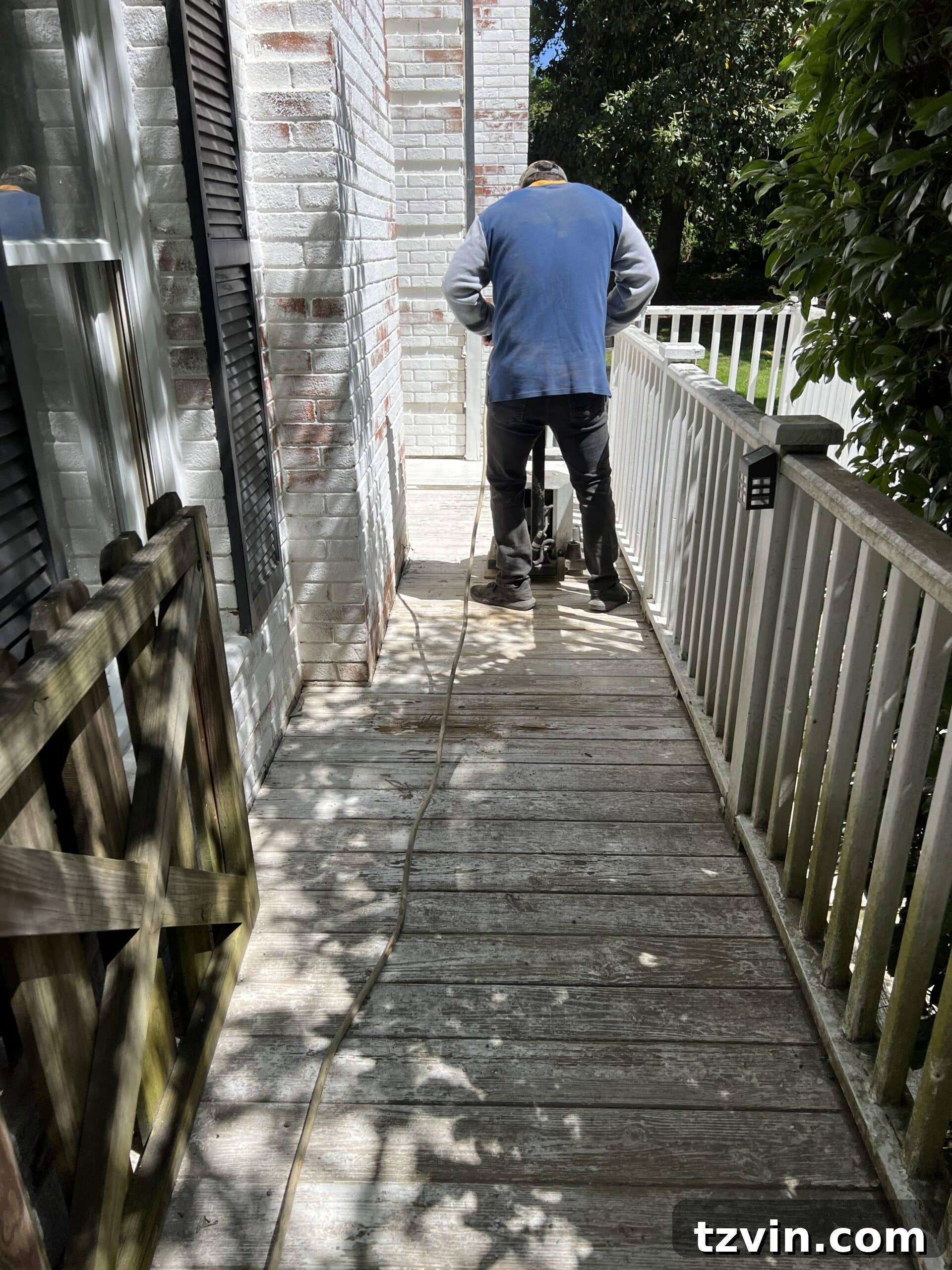 6 Small Side Porch Makeover Ideas for Instant Charm 6 sanding deck paint