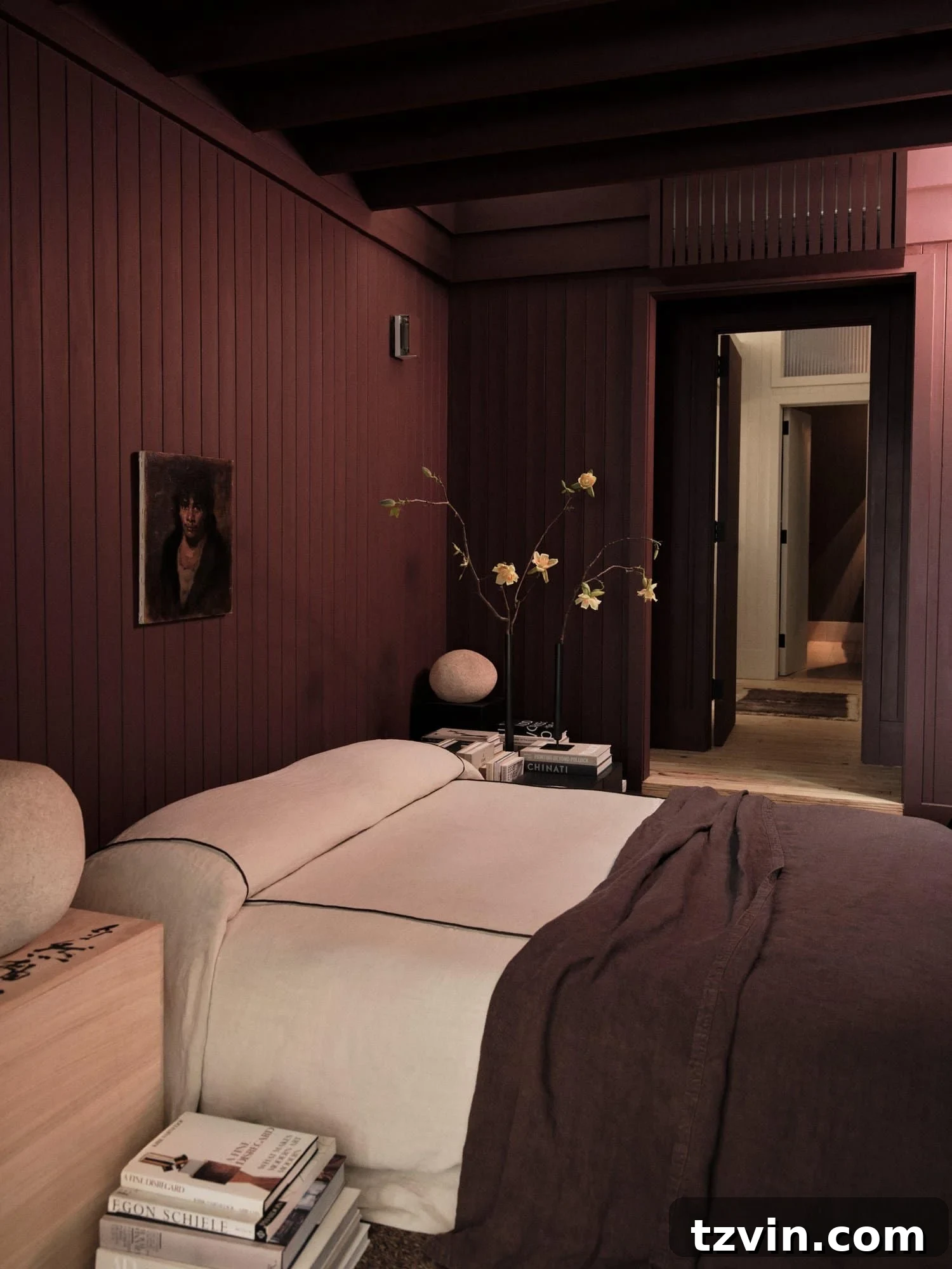 Designer-Approved Burgundy Paint Shades 14 farrow and ball deep reddish brown dark red bedroom colin king studio