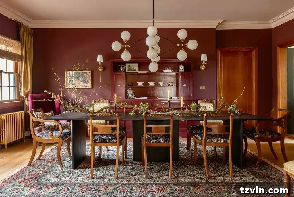Designer-Approved Burgundy Paint Shades 17 farrow and ball estate emulsion preference red maria nordlund design burgundy dining room