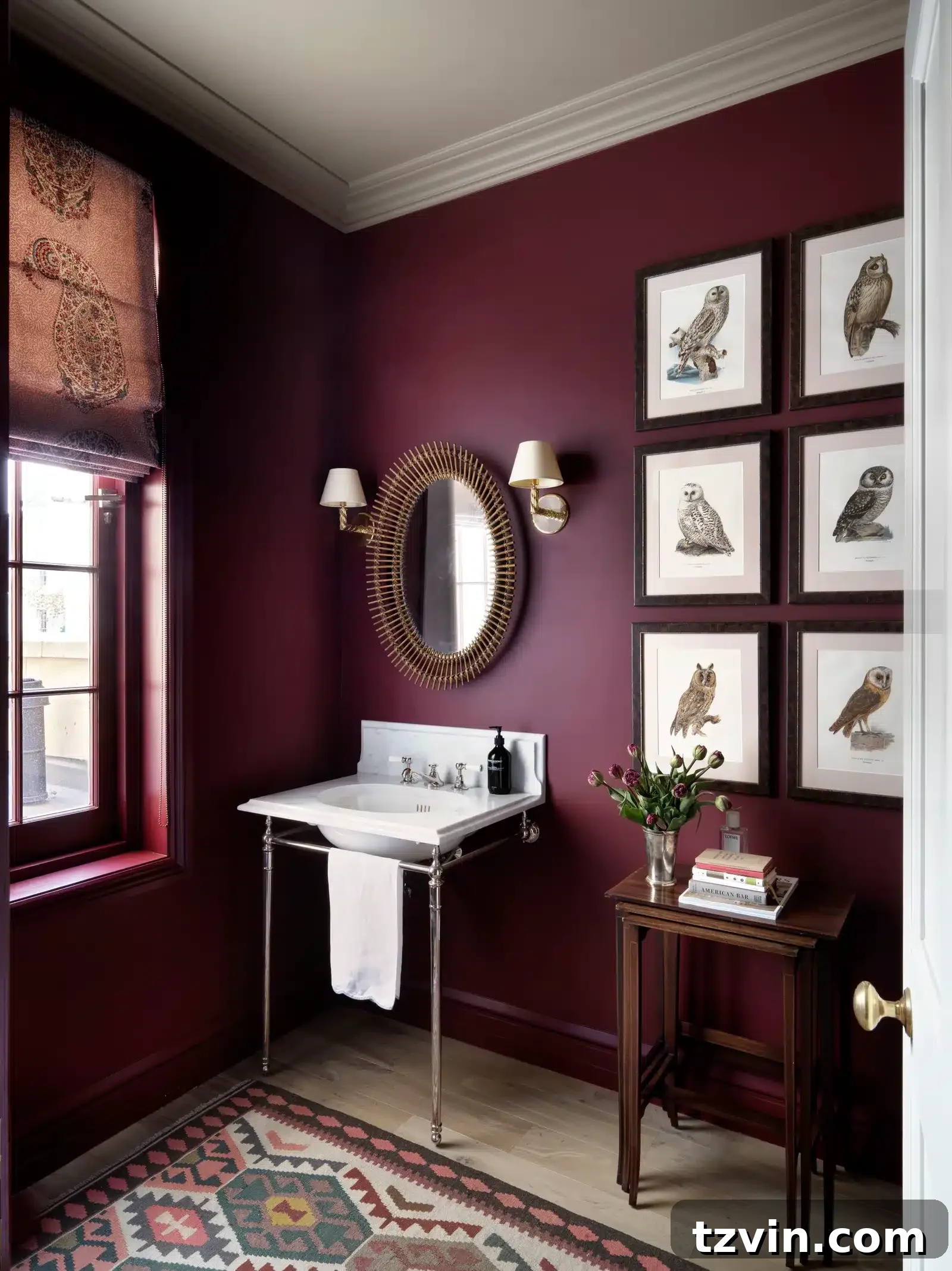 Designer-Approved Burgundy Paint Shades 18 paint and paper library grenache de rosee sa simon brown architectural digest burgundy powder room