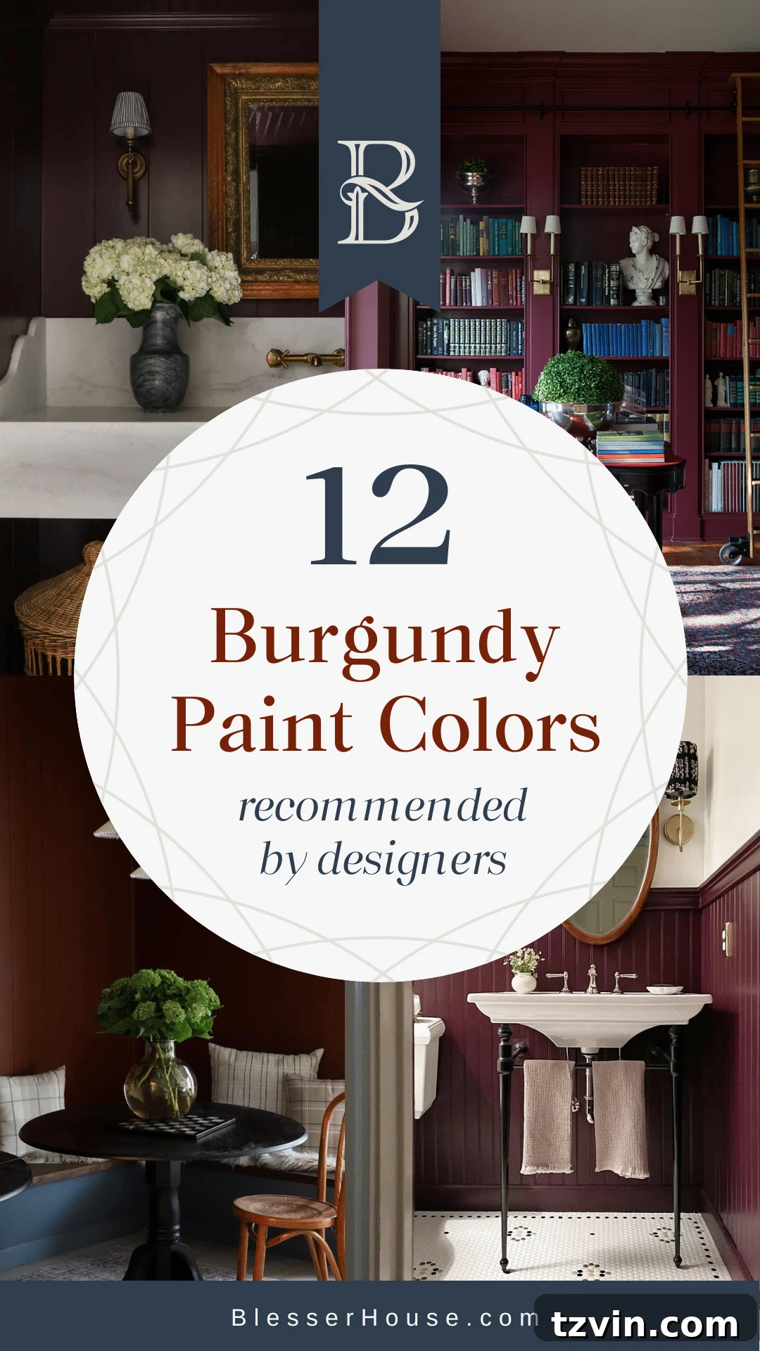 Designer-Approved Burgundy Paint Shades 3 burgundy paint colors