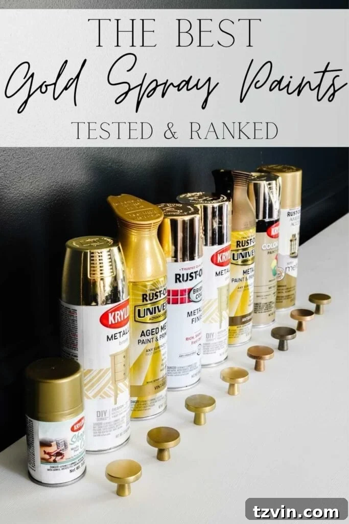best gold spray paints tested and ranked