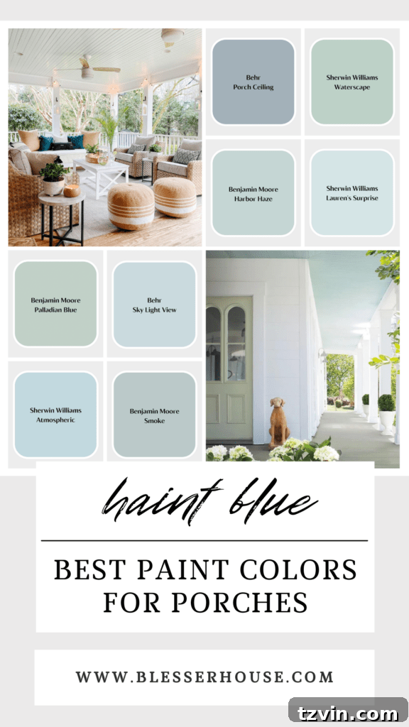 haint blue paint colors