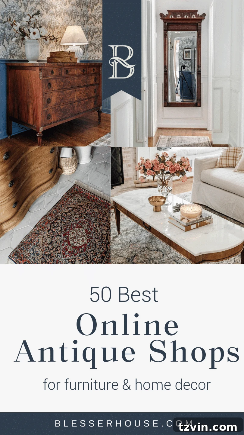 Curated Online Vintage Furniture and Decor Destinations 2 best online antique shops