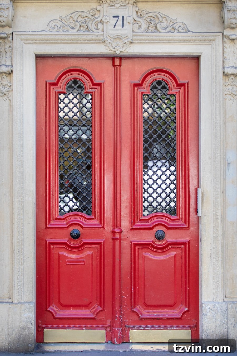red front door paint color rich and meaningful