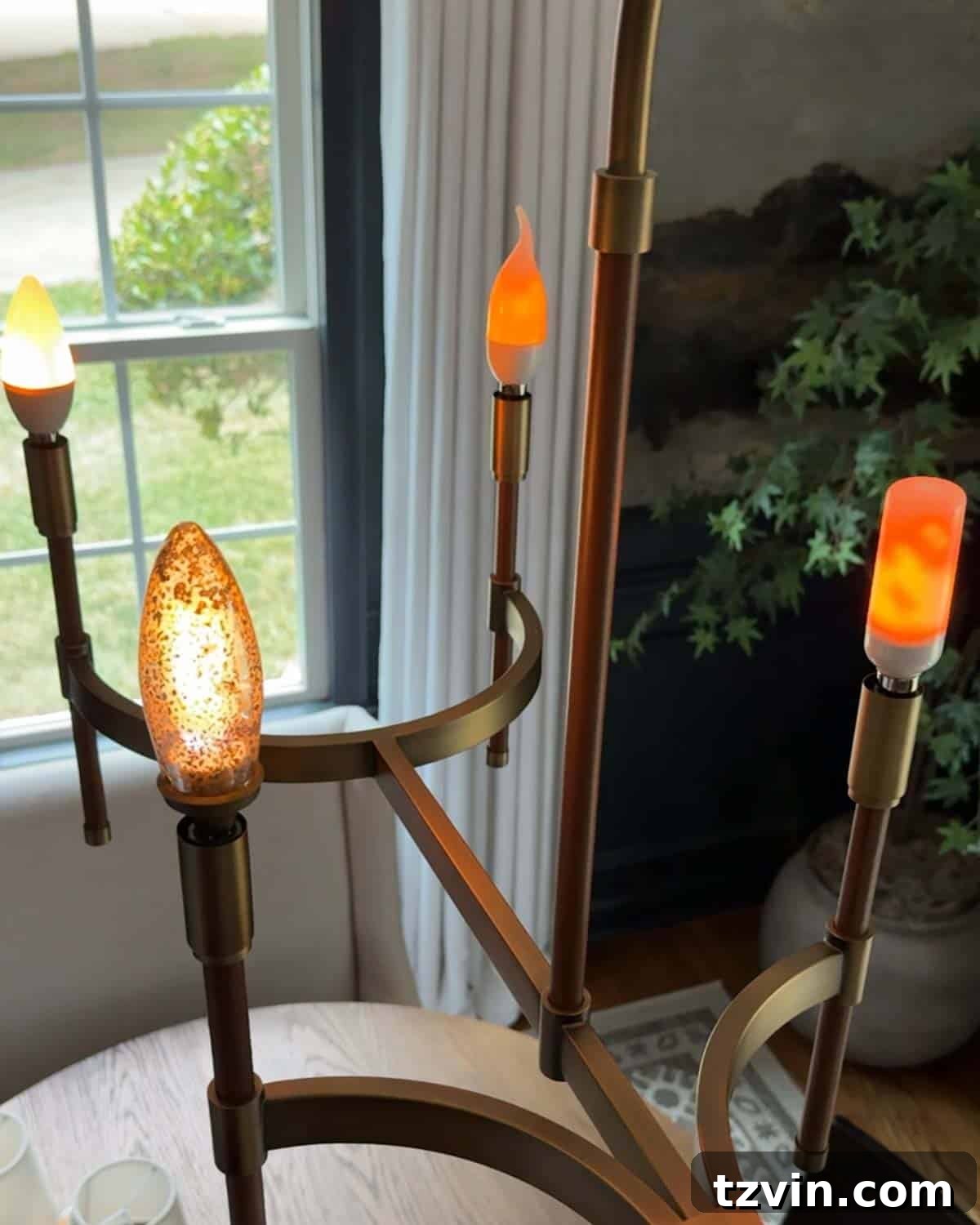 Top 4 Flame Effect Light Bulbs for a Realistic Gas Lantern Glow 5 flame light bulbs tested in a chandelier