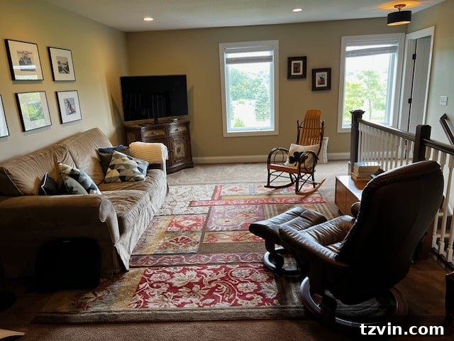Beyond Bland: Crafting Characterful Rooms with Mood Boards 11 plain upstairs family room loft