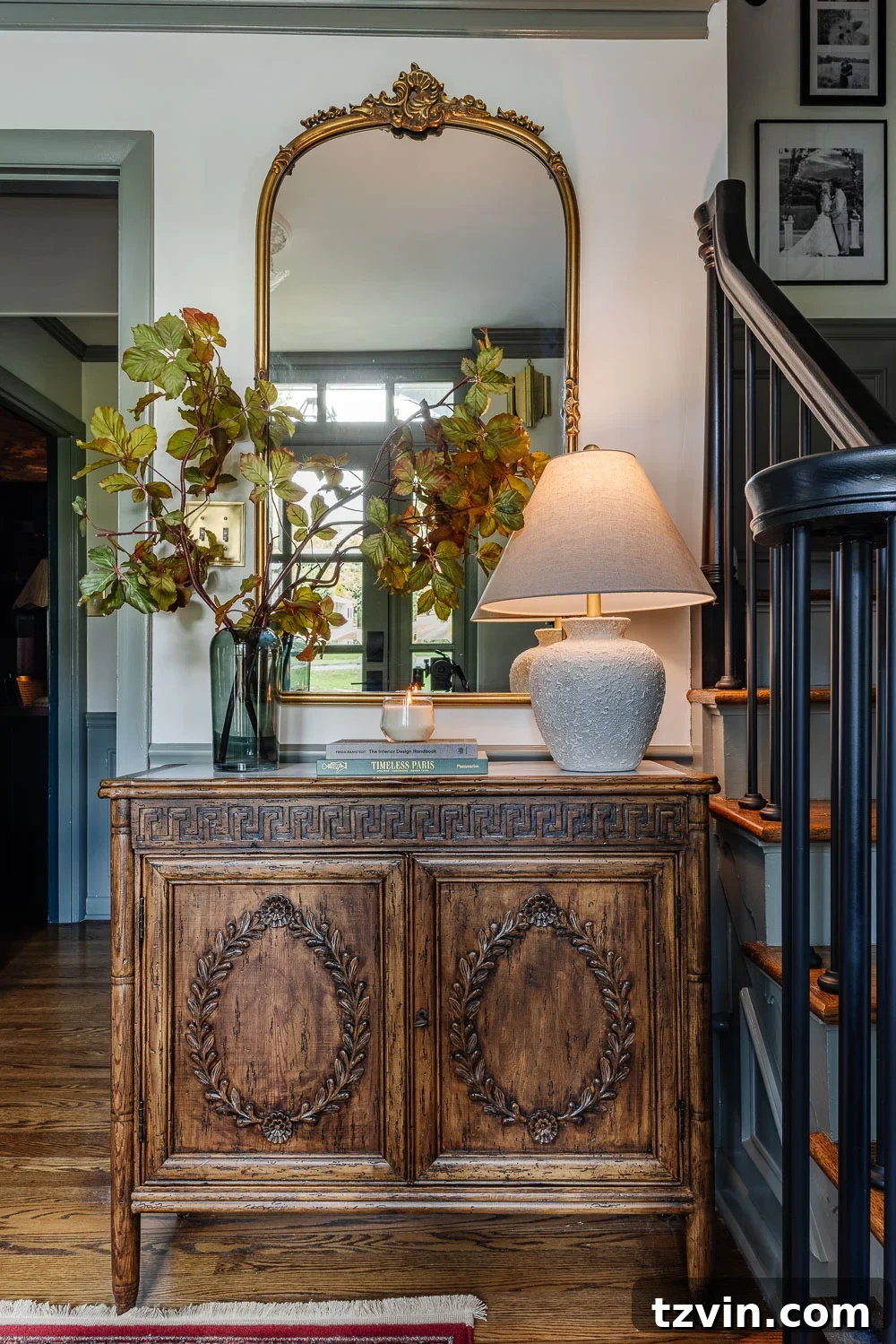 Renew Stained Furniture Without Sanding 11 Beautifully transformed wood cabinet with Minwax Coffee gel stain, showcasing a rich, dark finish.