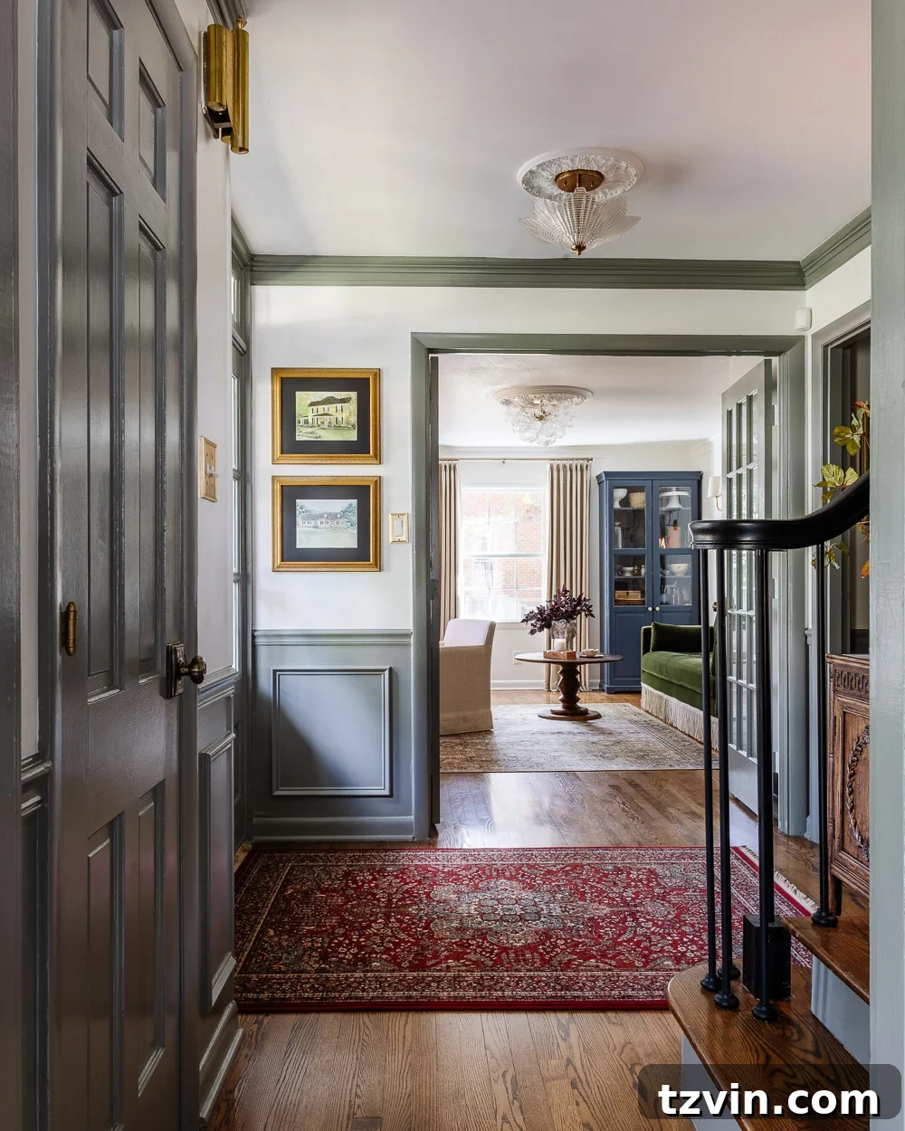 Elevate Your Entryway: Stylish Foyer Refreshes Under $300 10 unexpected red theory rug in a foyer