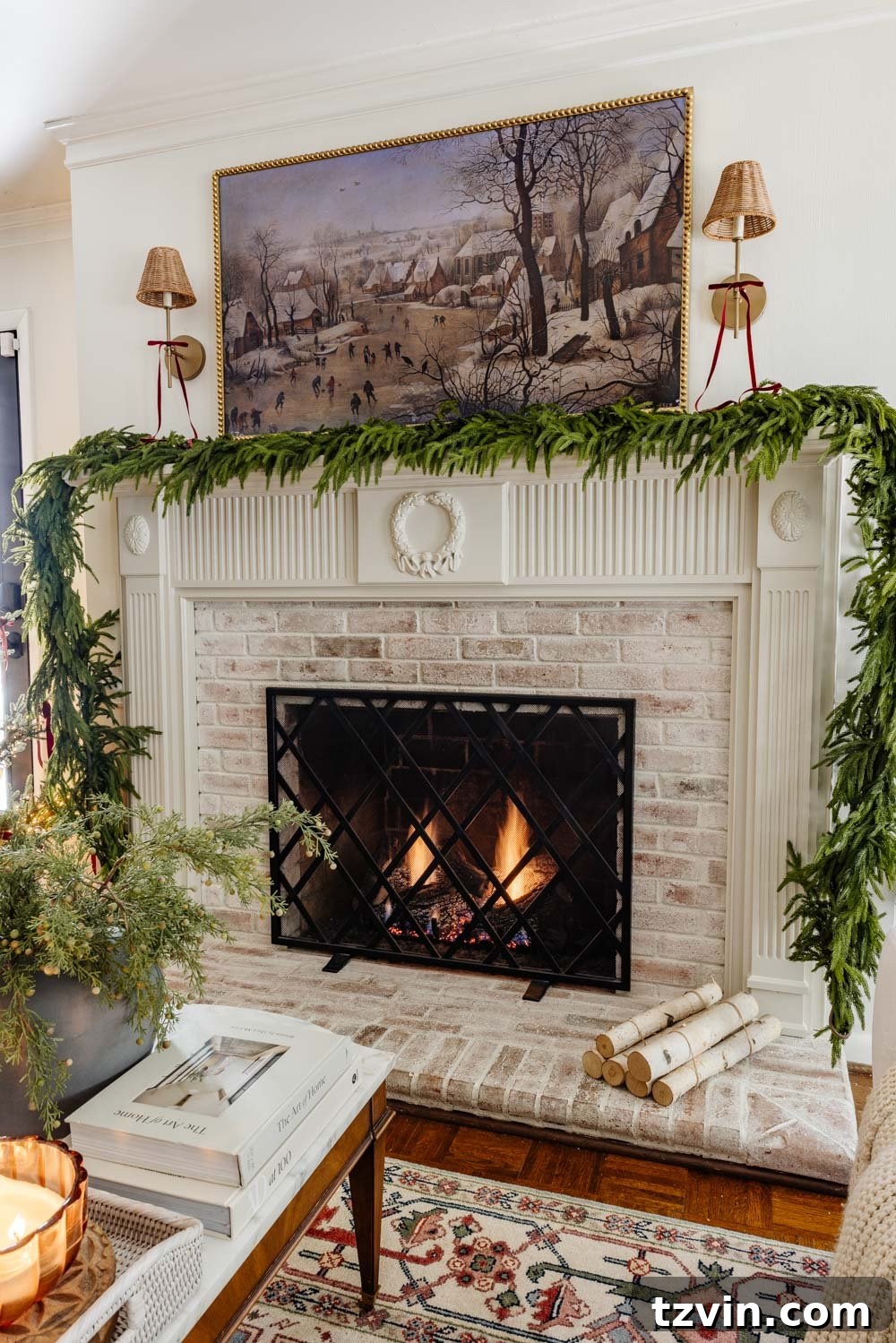 Classic Style DIY Fireplace Molding Transformation 2 Ornate Federal Colonial fireplace mantel with traditional molding