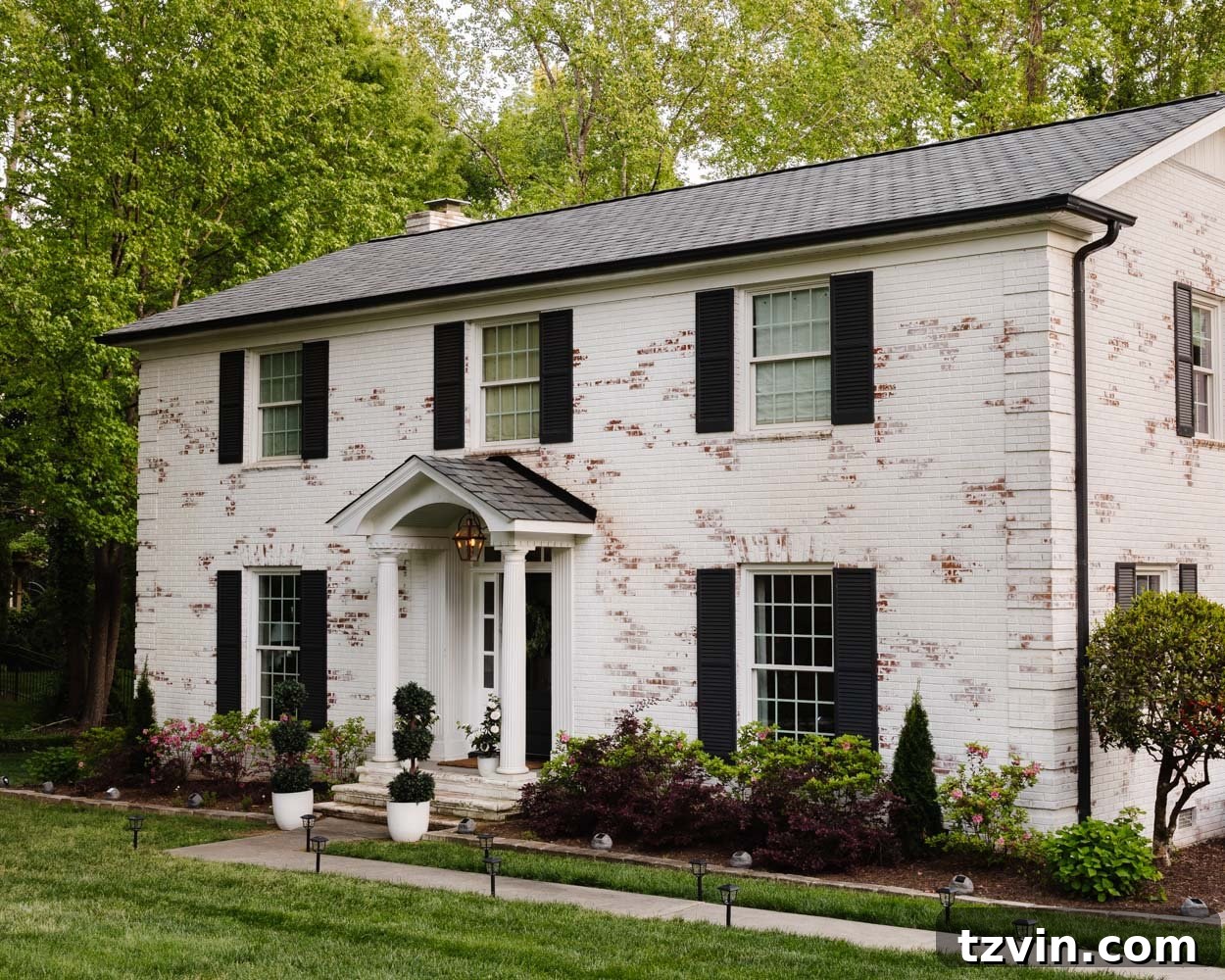 Luxury Designer Shingles on Colonial Home