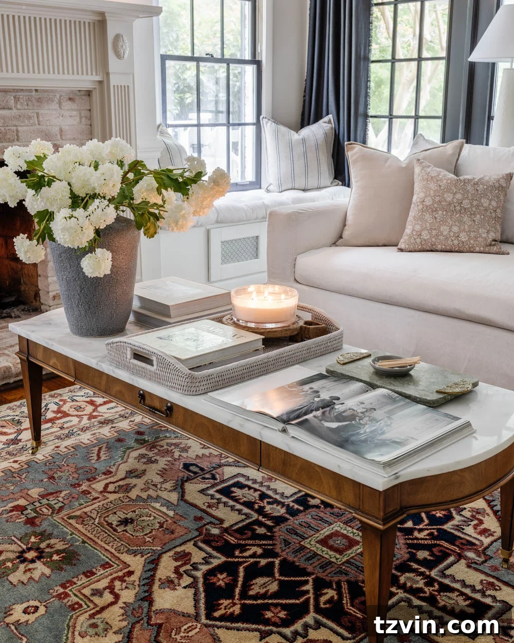 The Enduring 25: Furniture Masterpieces Immune to Passing Fads 4 timeless marble coffee table with pottery barn sofa