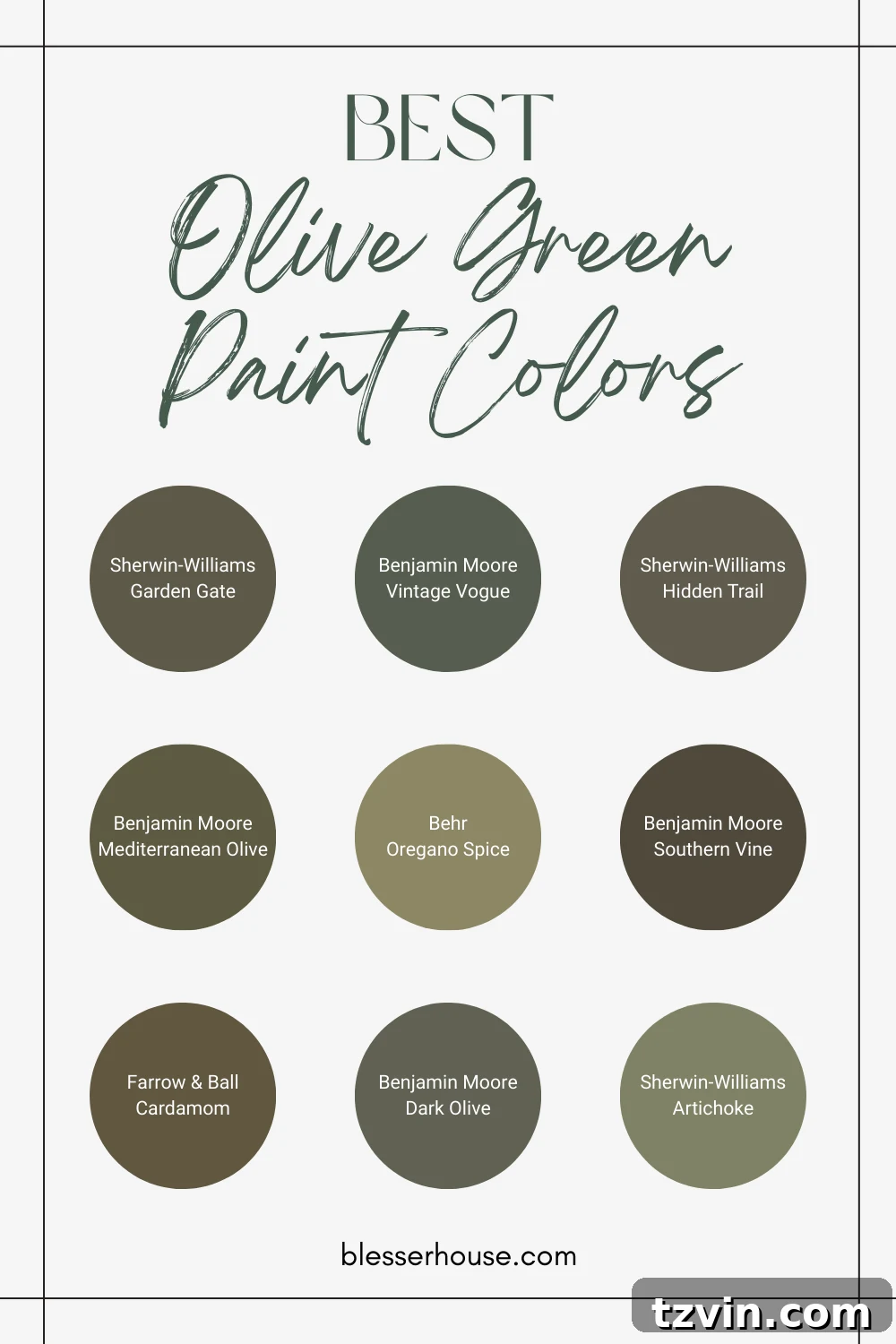 Olive Green: The Bedroom Color You Never Knew You Needed 7 best olive green paint colors