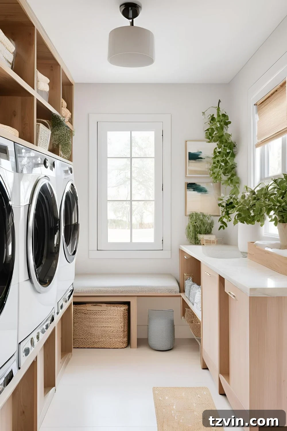 Compact Laundry Room Ideas for Ultimate Efficiency 12 laundry waist level washer dryer