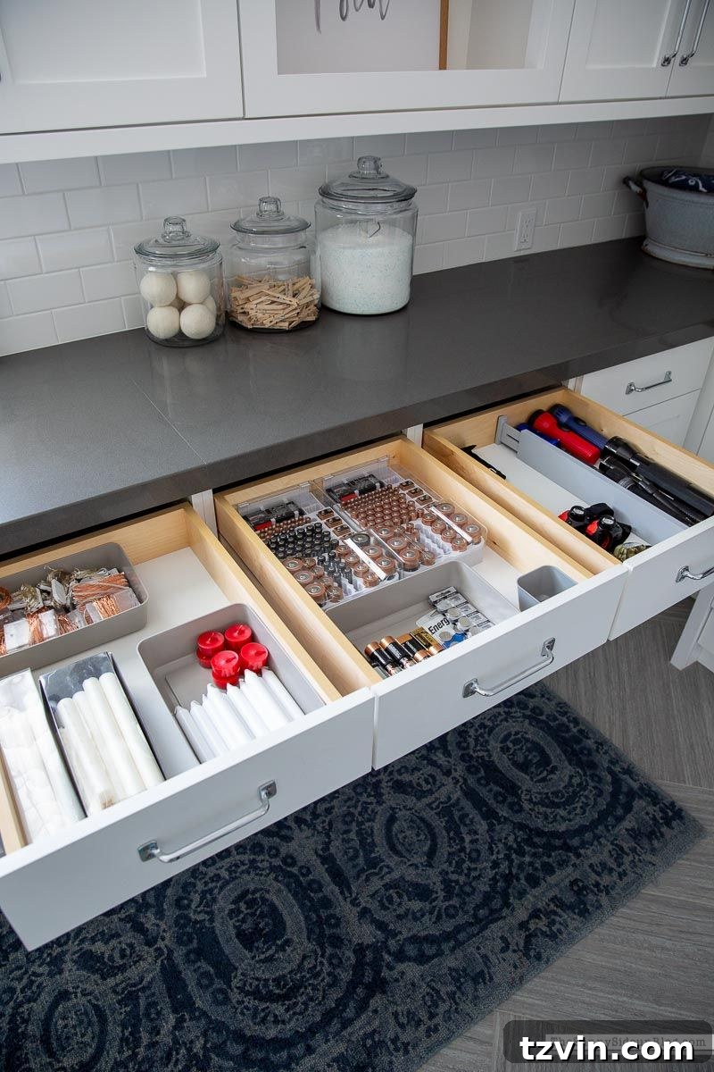 Compact Laundry Room Ideas for Ultimate Efficiency 13 laundry room drawers