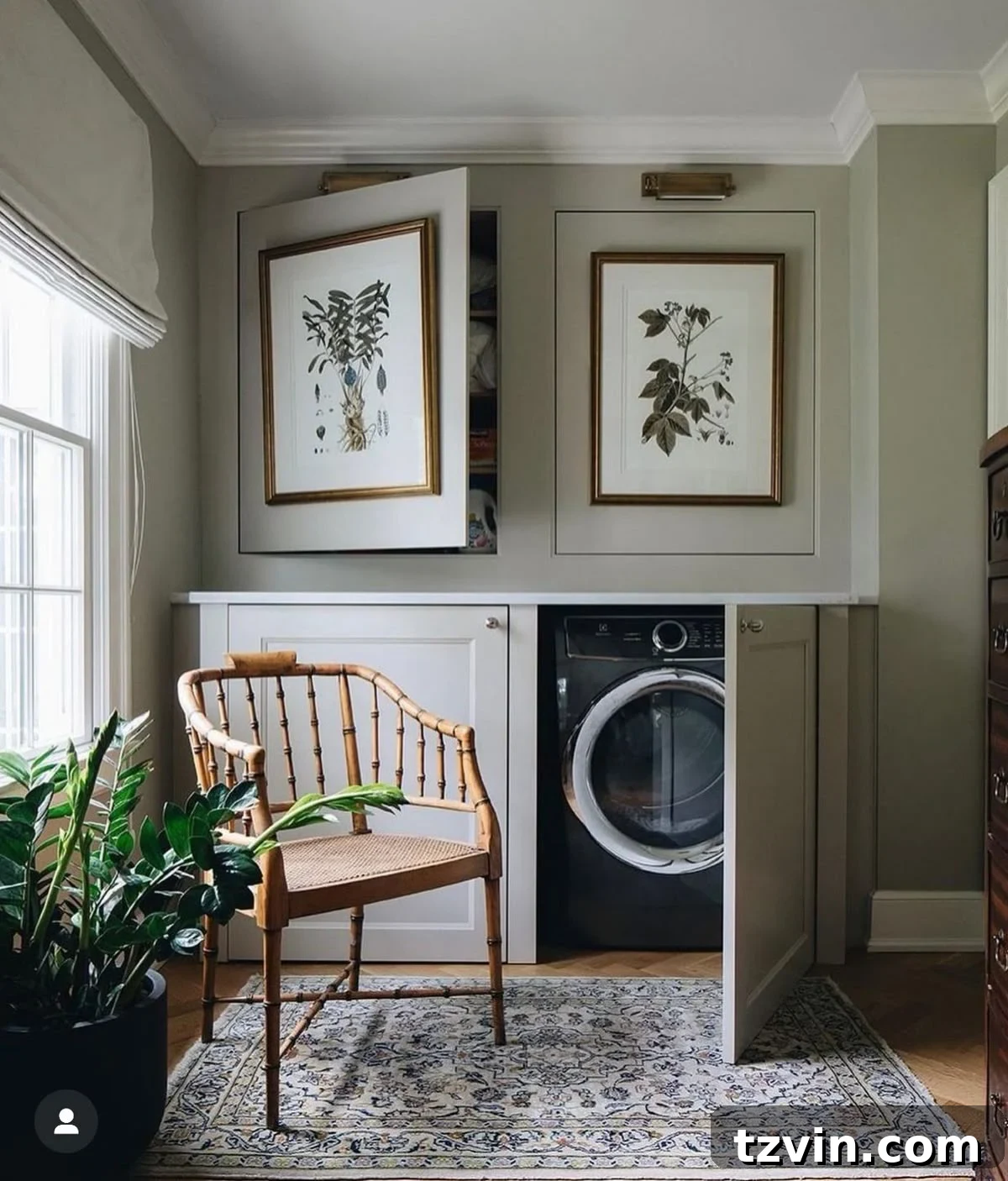 Compact Laundry Room Ideas for Ultimate Efficiency 30 laundry hideaway doors