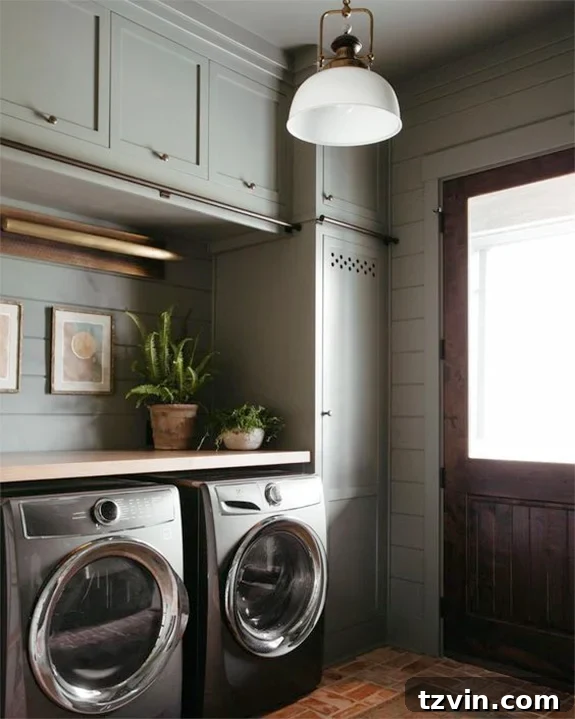 Compact Laundry Room Ideas for Ultimate Efficiency 9 laundry room cabinets with cutouts