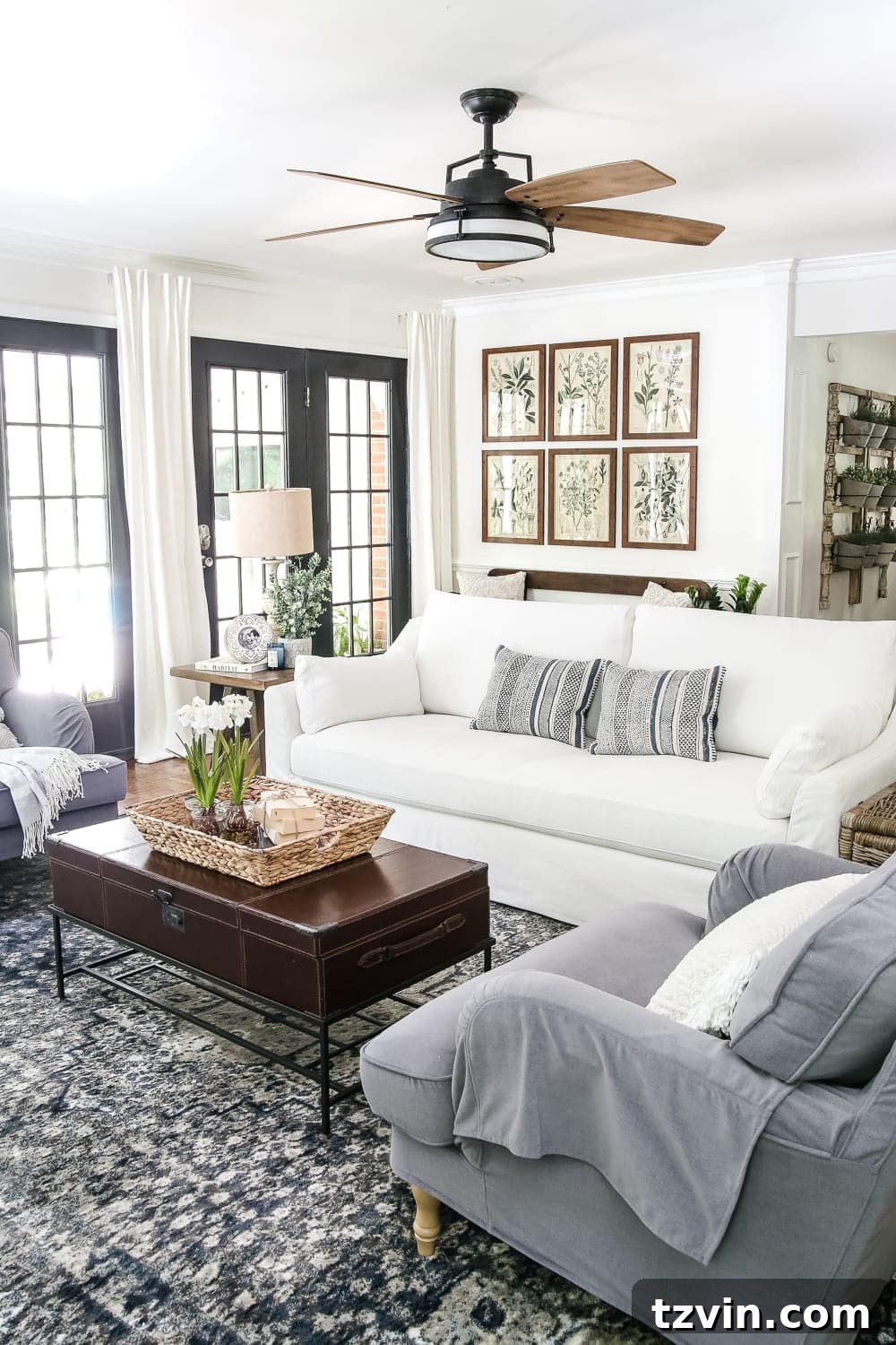 The Living Room Chronicles: An Eight-Year Design Evolution 4 modern farmhouse living room