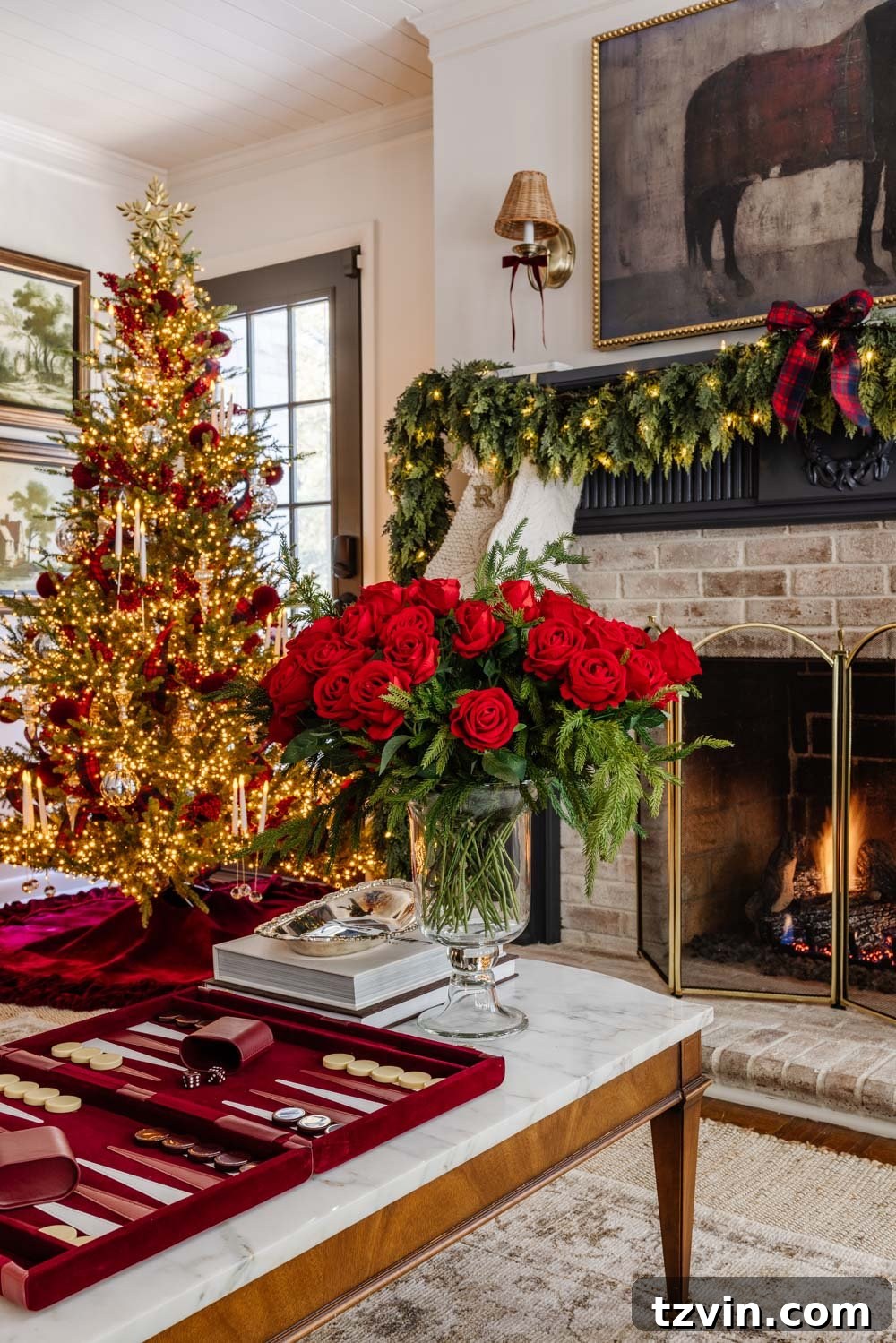 Festive Ralph Lauren Style on a Dime 14 Coffee table decor