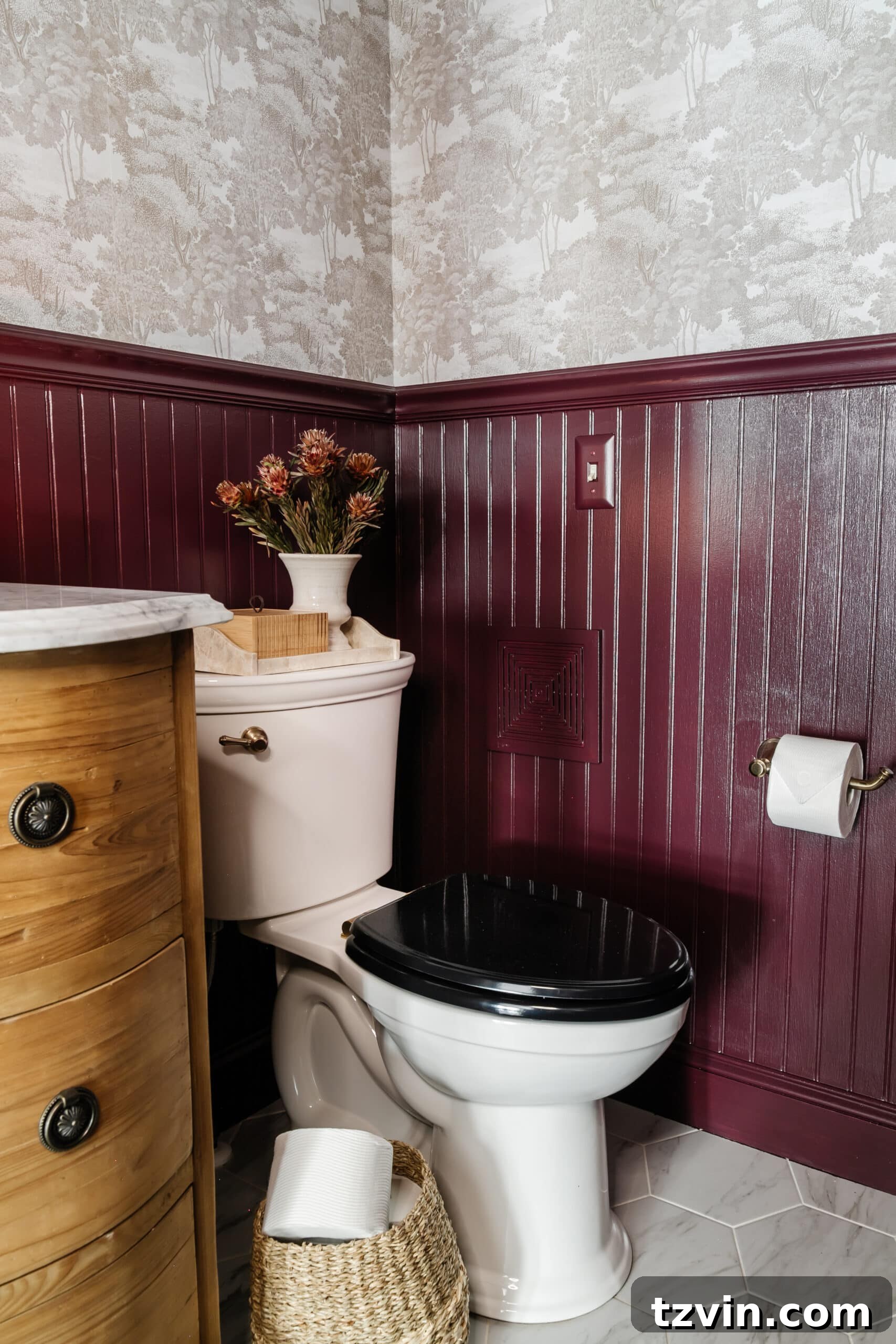 Half bath makeover for guests