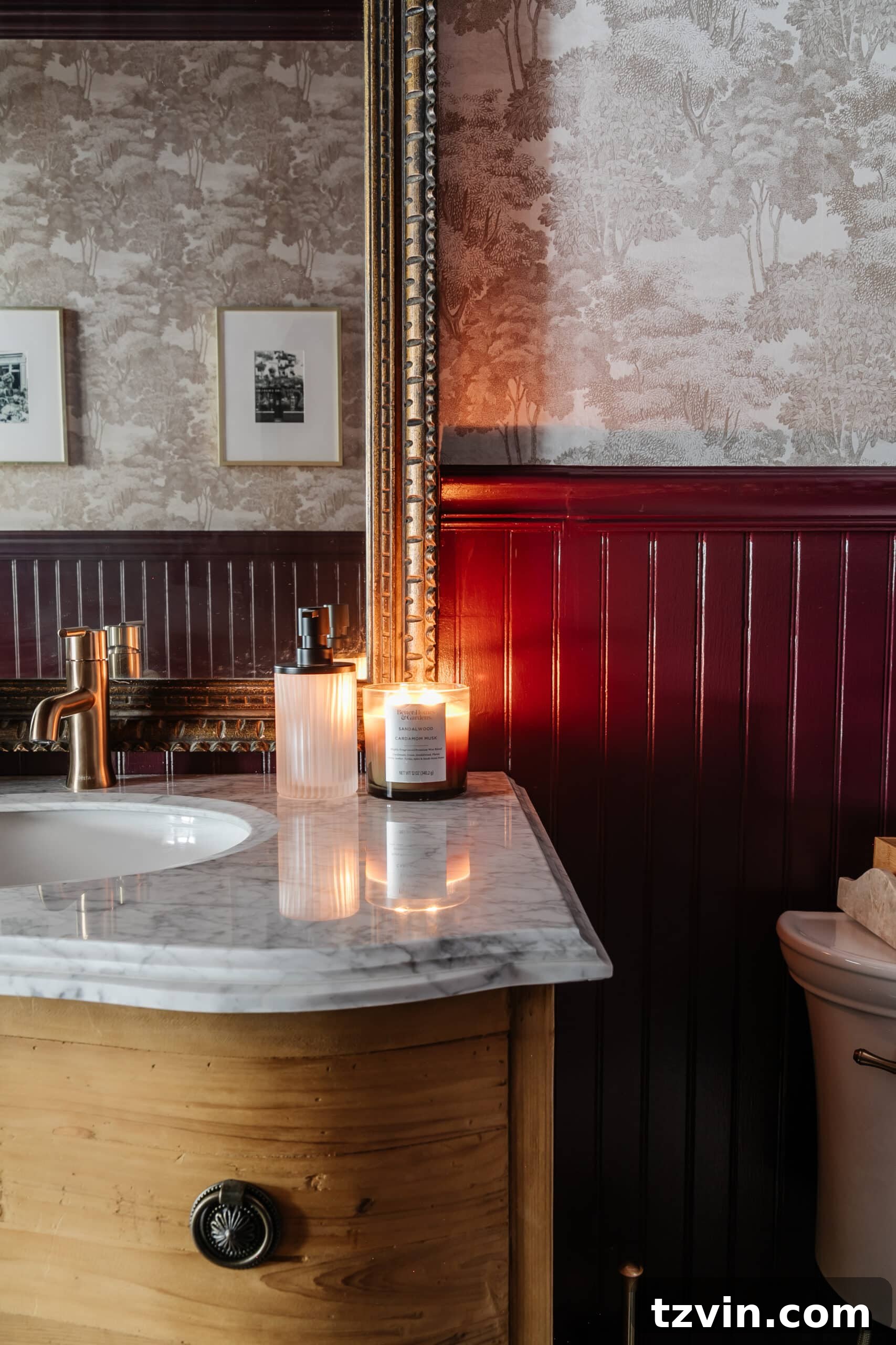 Half bath makeover for guests