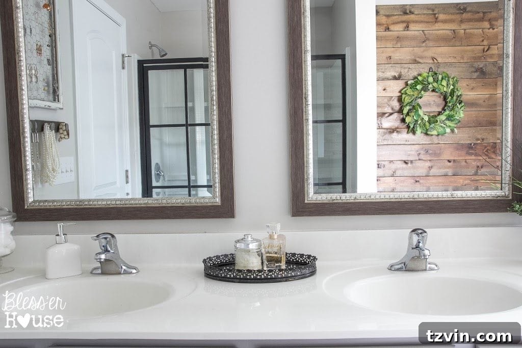 Long Narrow Bathroom Photography | Challenging Room Layout | Rustic Industrial Bathroom Views