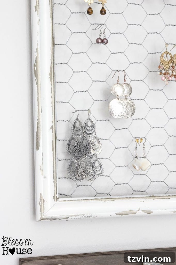 Jewelry Organizer as Decor