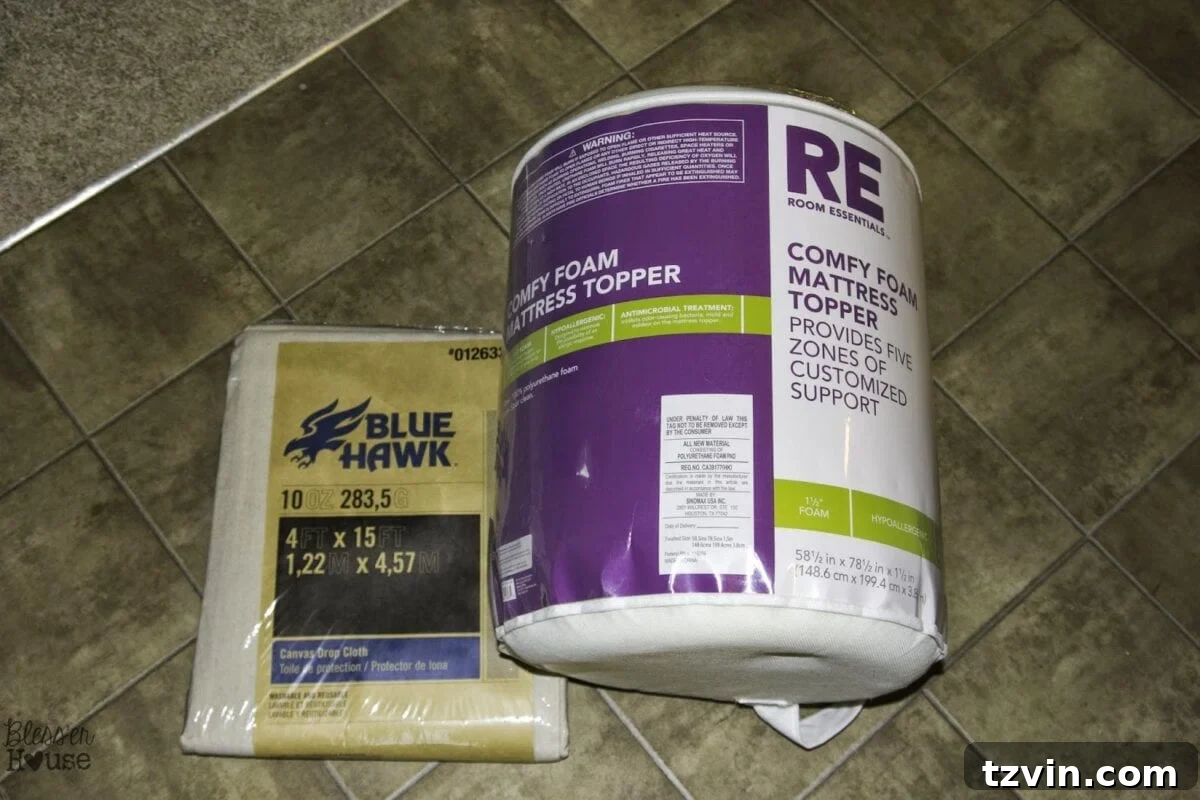 Mattress egg crate foam used as upholstery batting