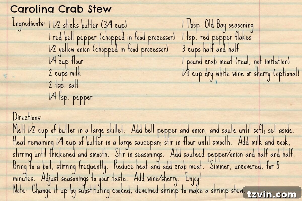 Bless'er House | Carolina Crab Stew